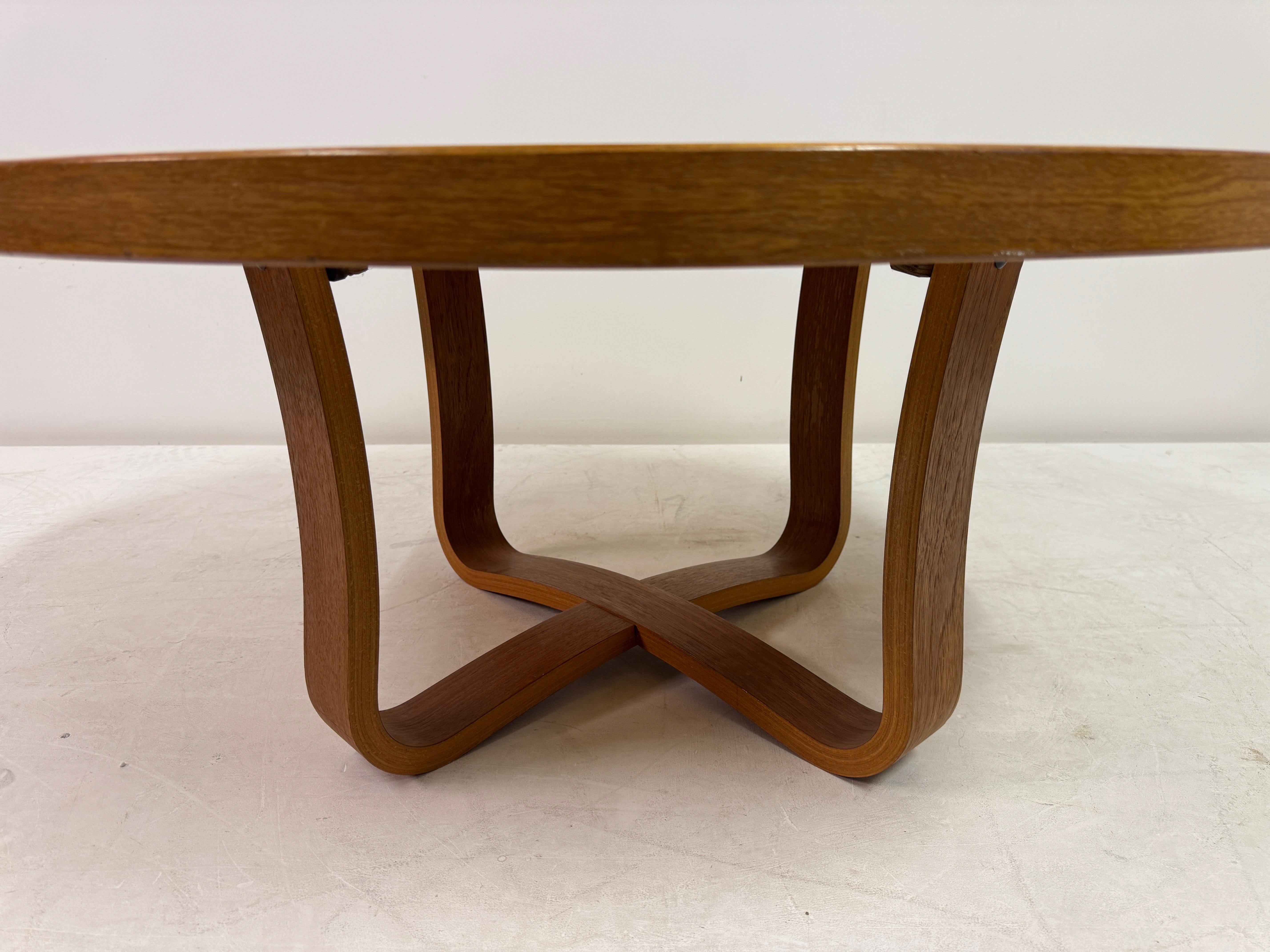 Table basse danoise à plateau en céramique, années 1980 en vente 3
