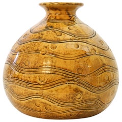Danish Ceramic Vase by Herman August Kähler, 1930s