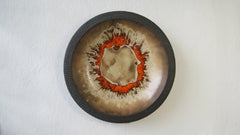 Danish Ceramic Wall Plate from Løvemose Keramik, 1960s