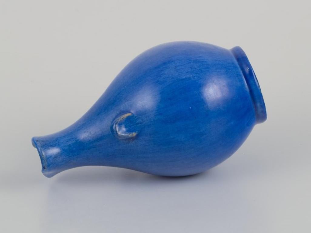 Ceramista danese, vaso unico nello stile di Arne Bang. Metà del XX secolo. In condizioni ottime in vendita a Copenhagen, DK