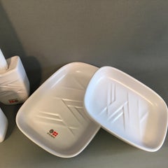 Danish Ceramics / Stoneware in White from Søholm, Bornholm