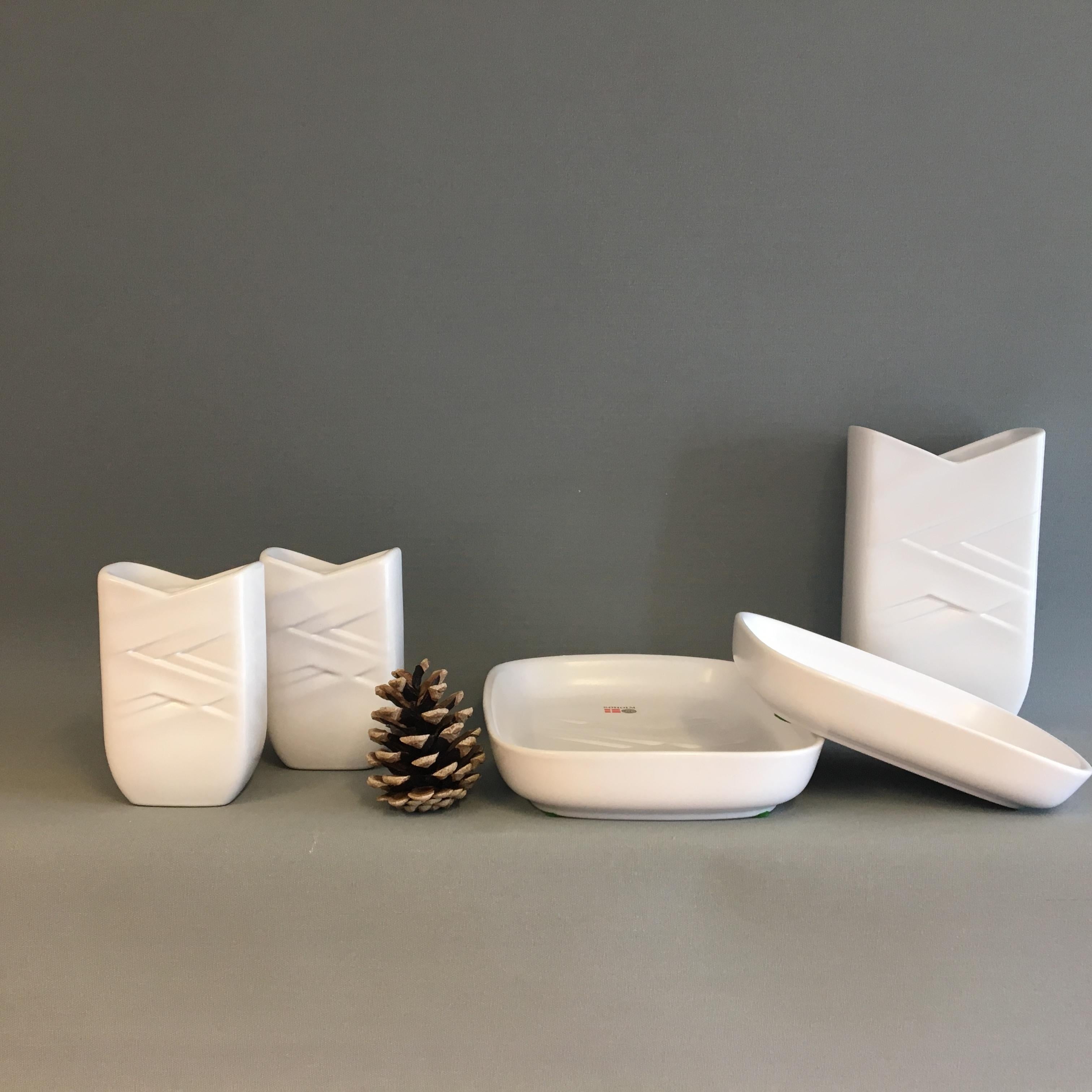 Danish Ceramics / Stoneware in White from Søholm, Bornholm For Sale 2