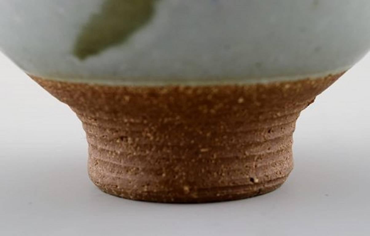Mid-20th Century Danish Ceramist, Unique Ceramic Bowl, 1960s-1970s For Sale