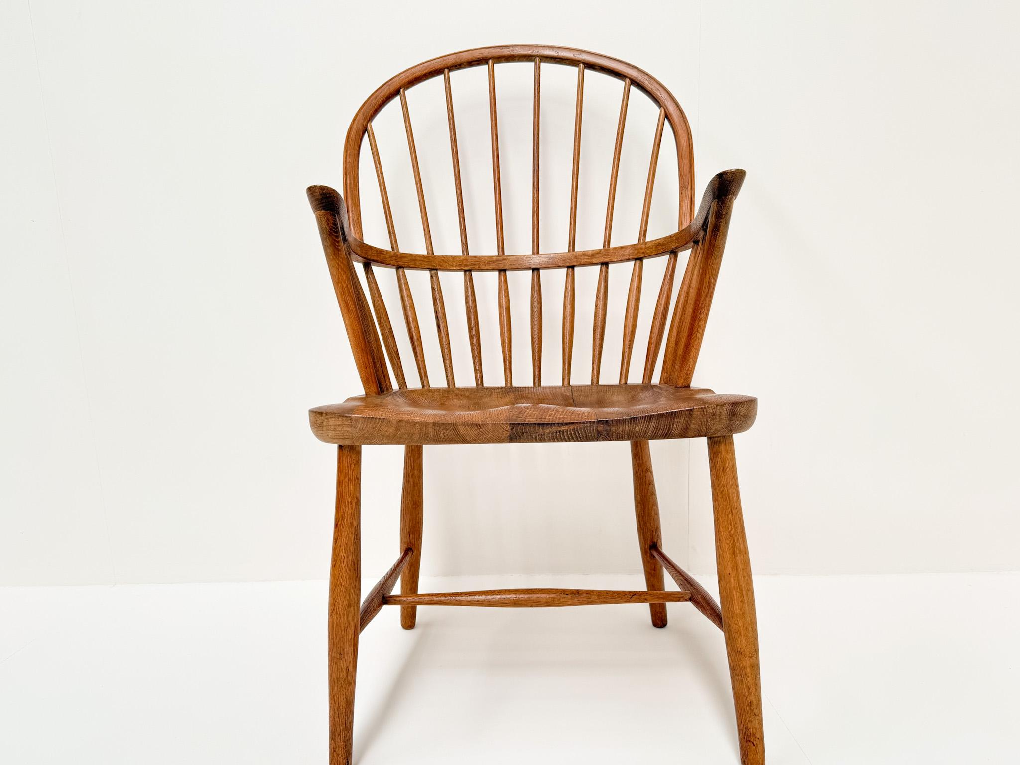 Danese Sedia danese CH18A Oak di Frits Henningsen per Carl Hansen & Søn, 1960 in vendita