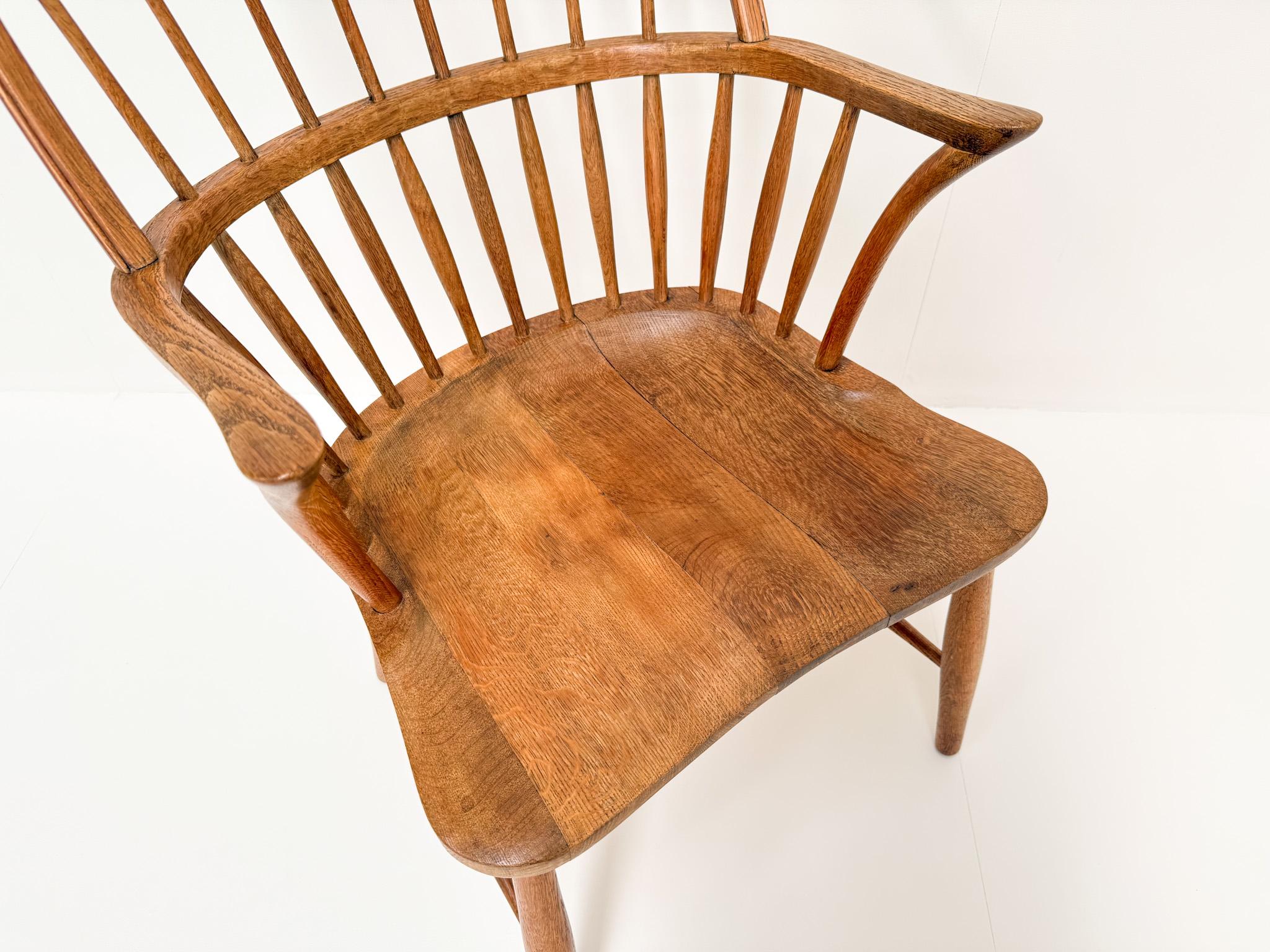 Legno Sedia danese CH18A Oak di Frits Henningsen per Carl Hansen & Søn, 1960 in vendita