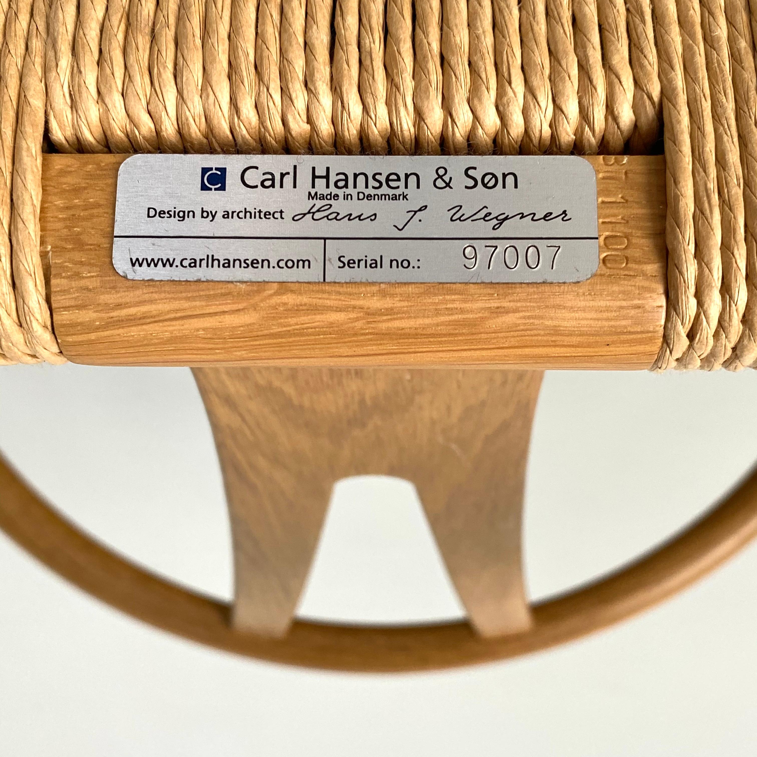 Danish CH24 Wishbone Chairs by H. Wegner for Carl Hansen & Son, 1990s, Set of 2 3