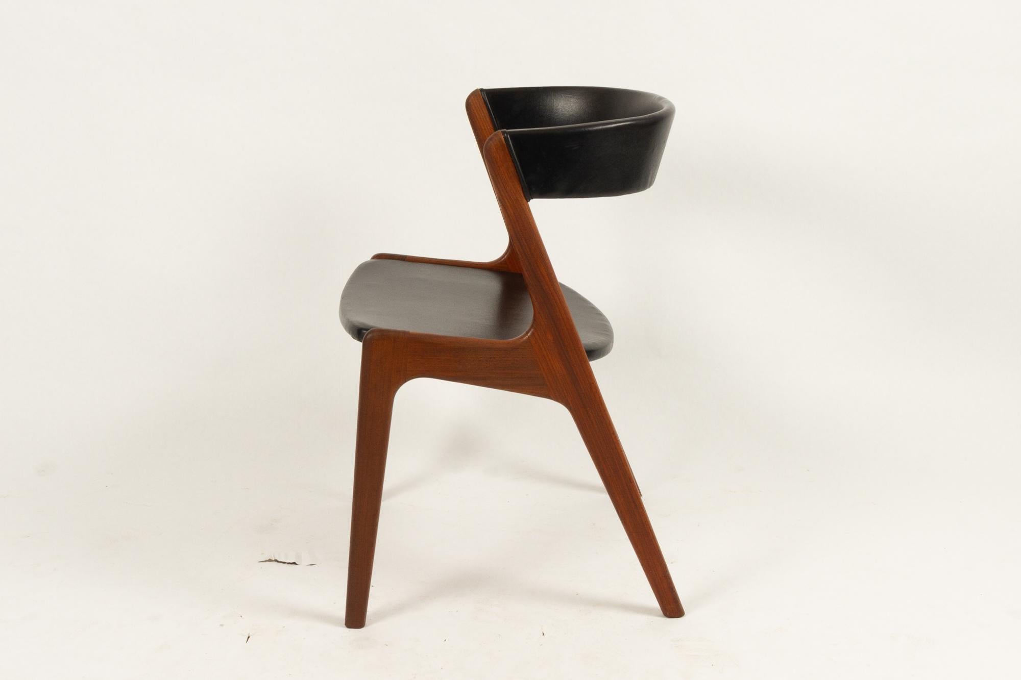 Mid-20th Century Danish Chair in Solid Teak, 1960s