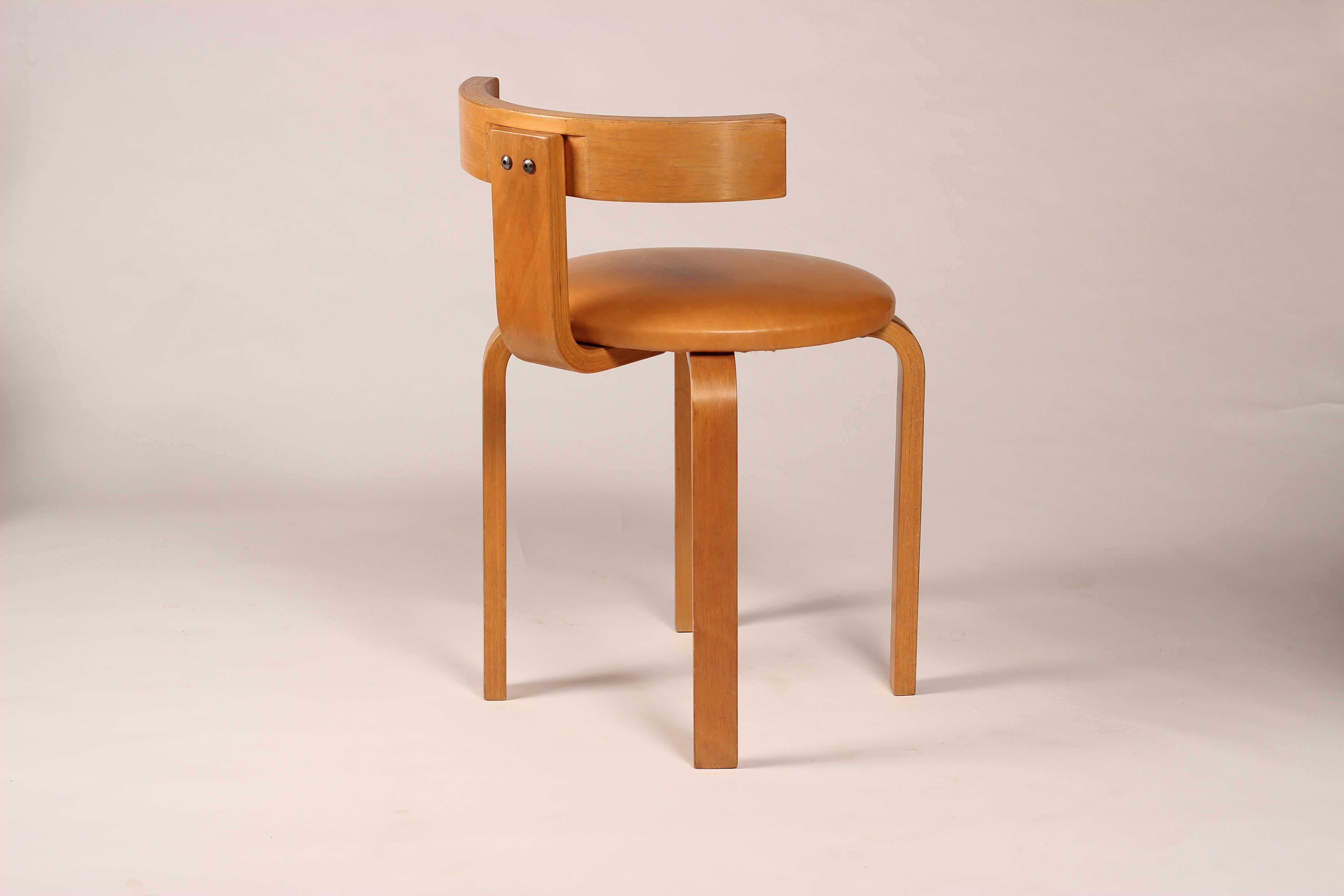Danish Chairs by Georg Petersens for Mobelfabrik in Style of Alvar Aalto 5