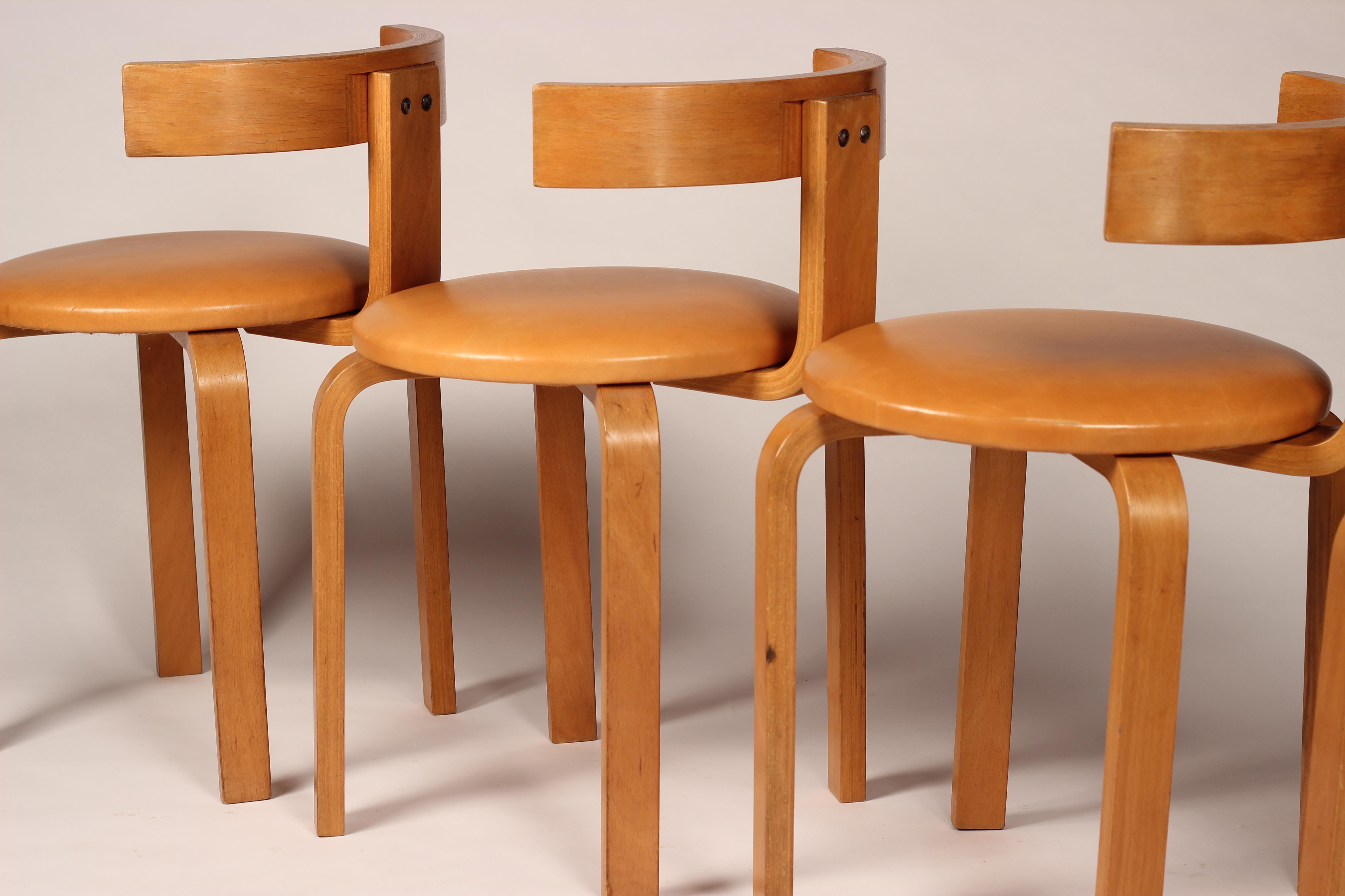 Danish Chairs by Georg Petersens for Mobelfabrik in Style of Alvar Aalto 7