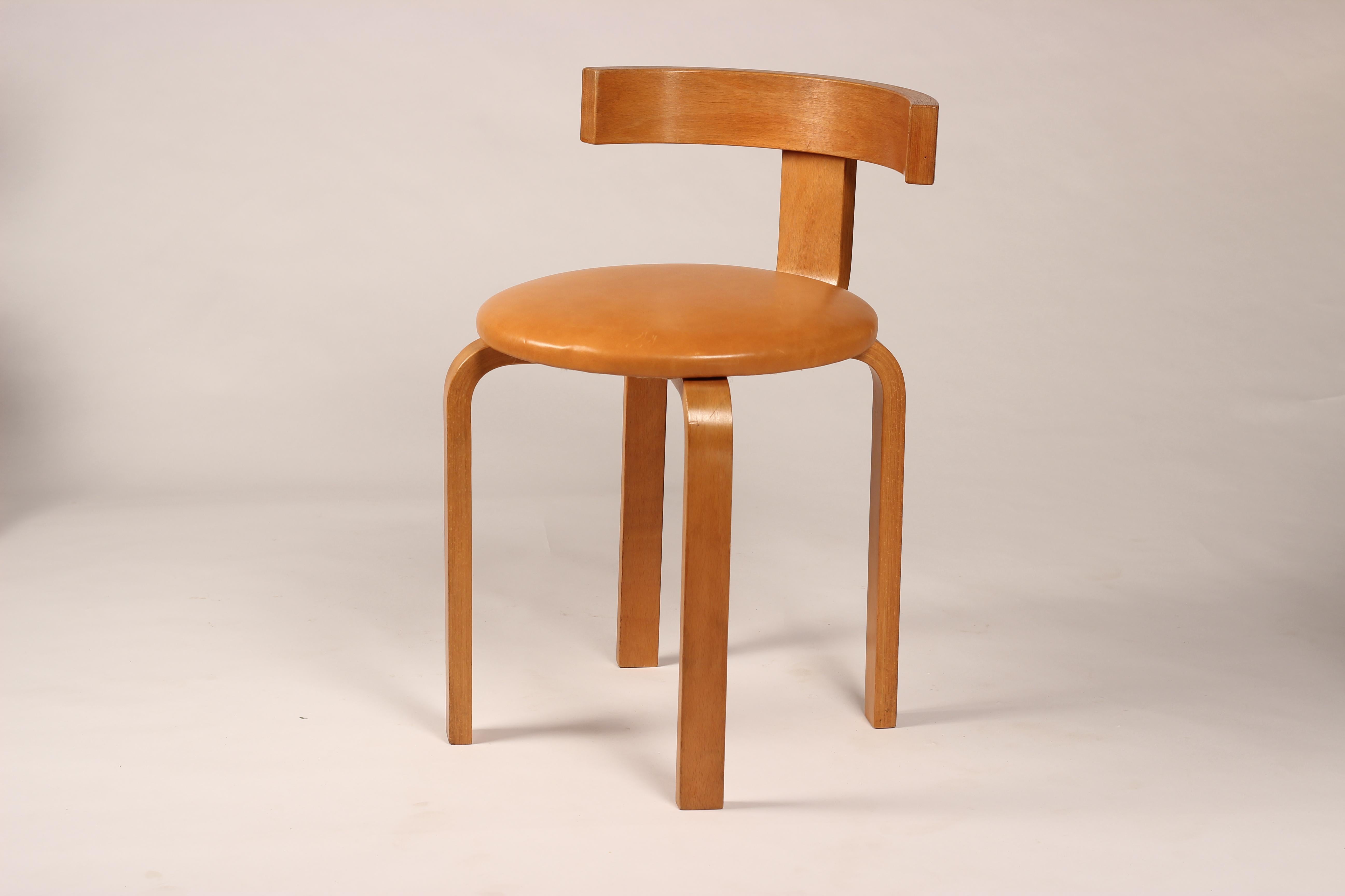 20th Century Danish Chairs by Georg Petersens for Mobelfabrik in Style of Alvar Aalto