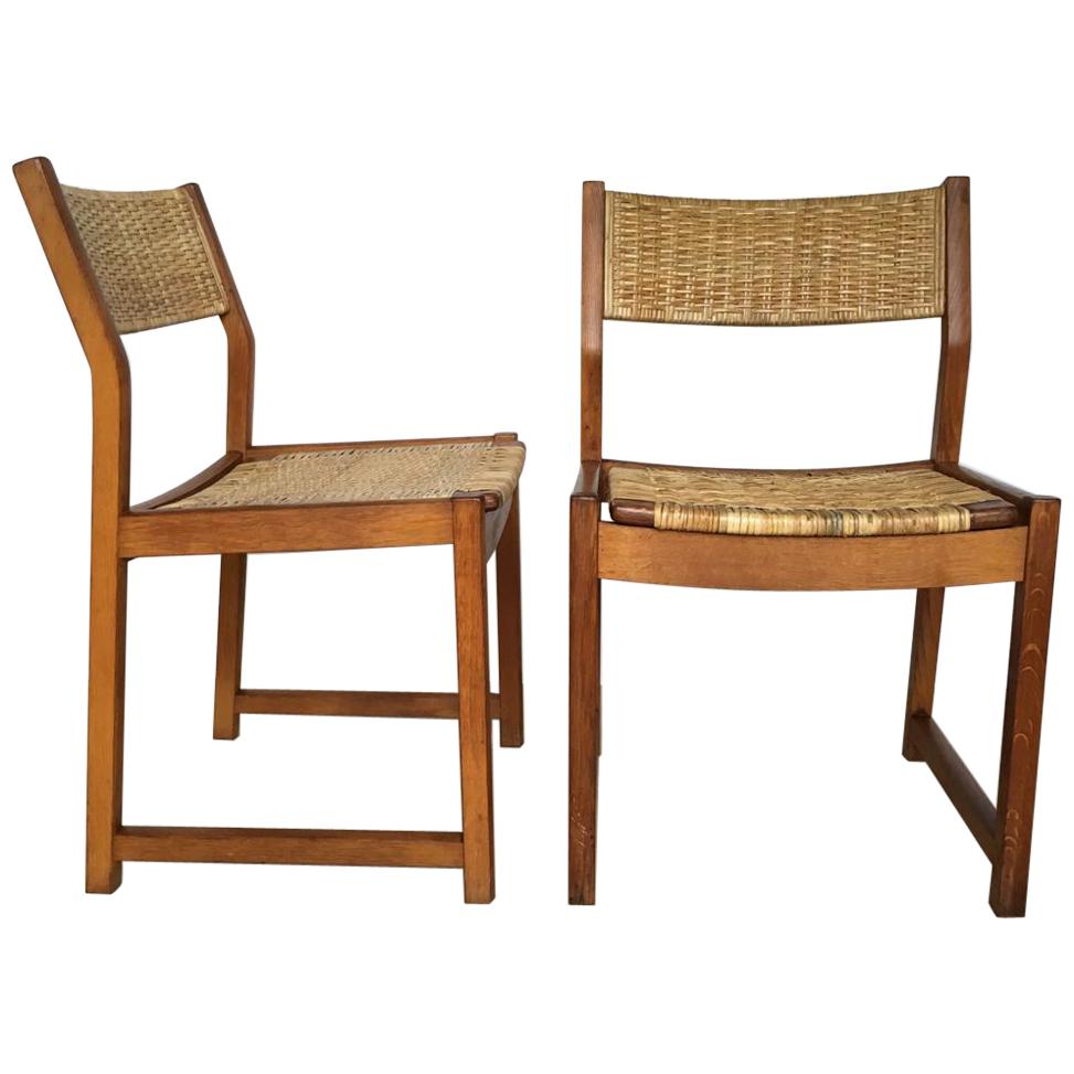 Danish Chairs by Peter Hvidt & Orla Mølgaard Nielsen for Søborg Møbelfabrik For Sale