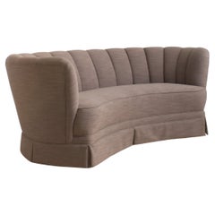 Danish Channel Back Sofa