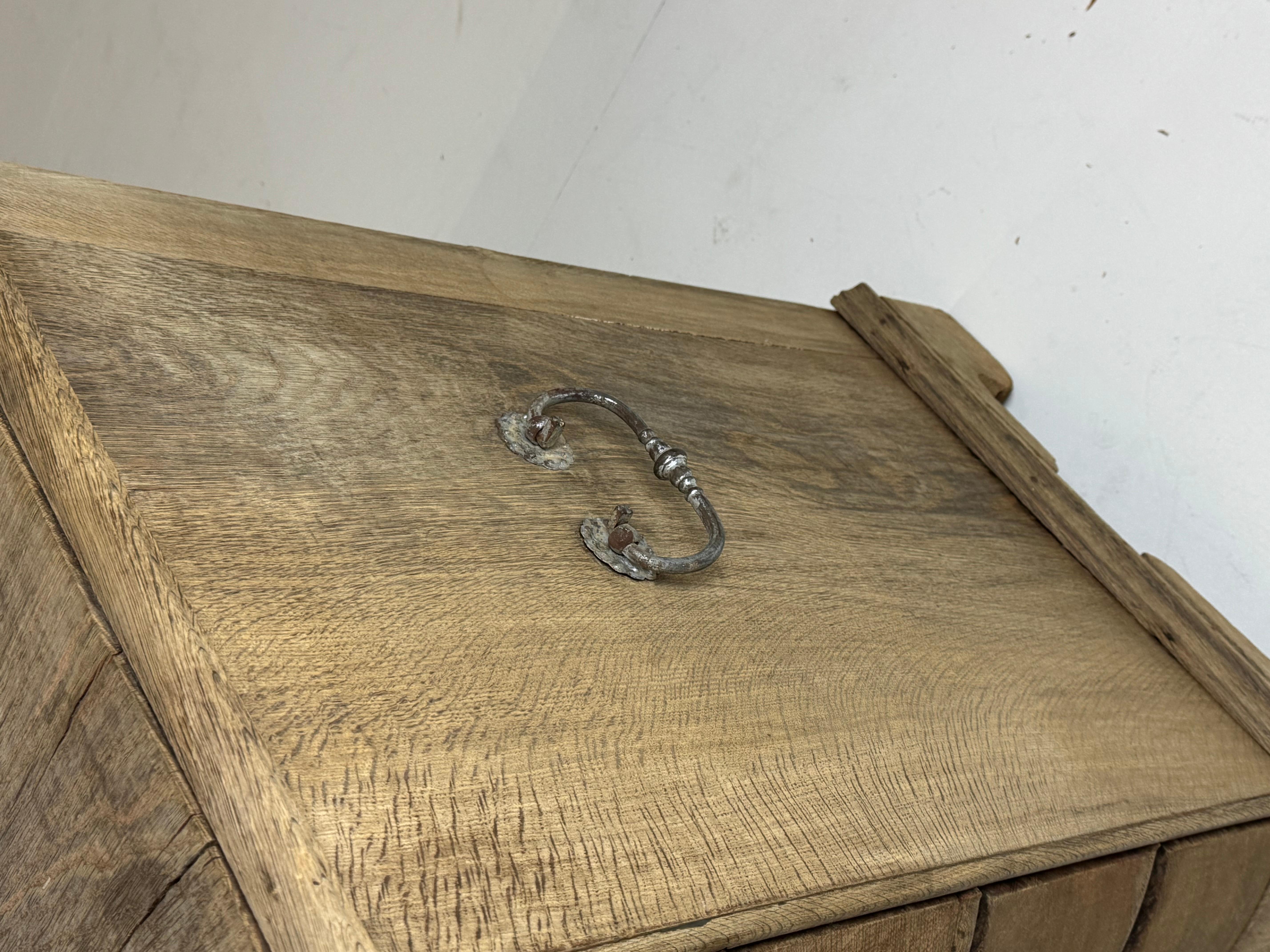 Danish chest of drawers ca. 1800-1820 oak For Sale 13
