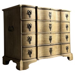 Danish chest of drawers ca. 1800-1820 oak