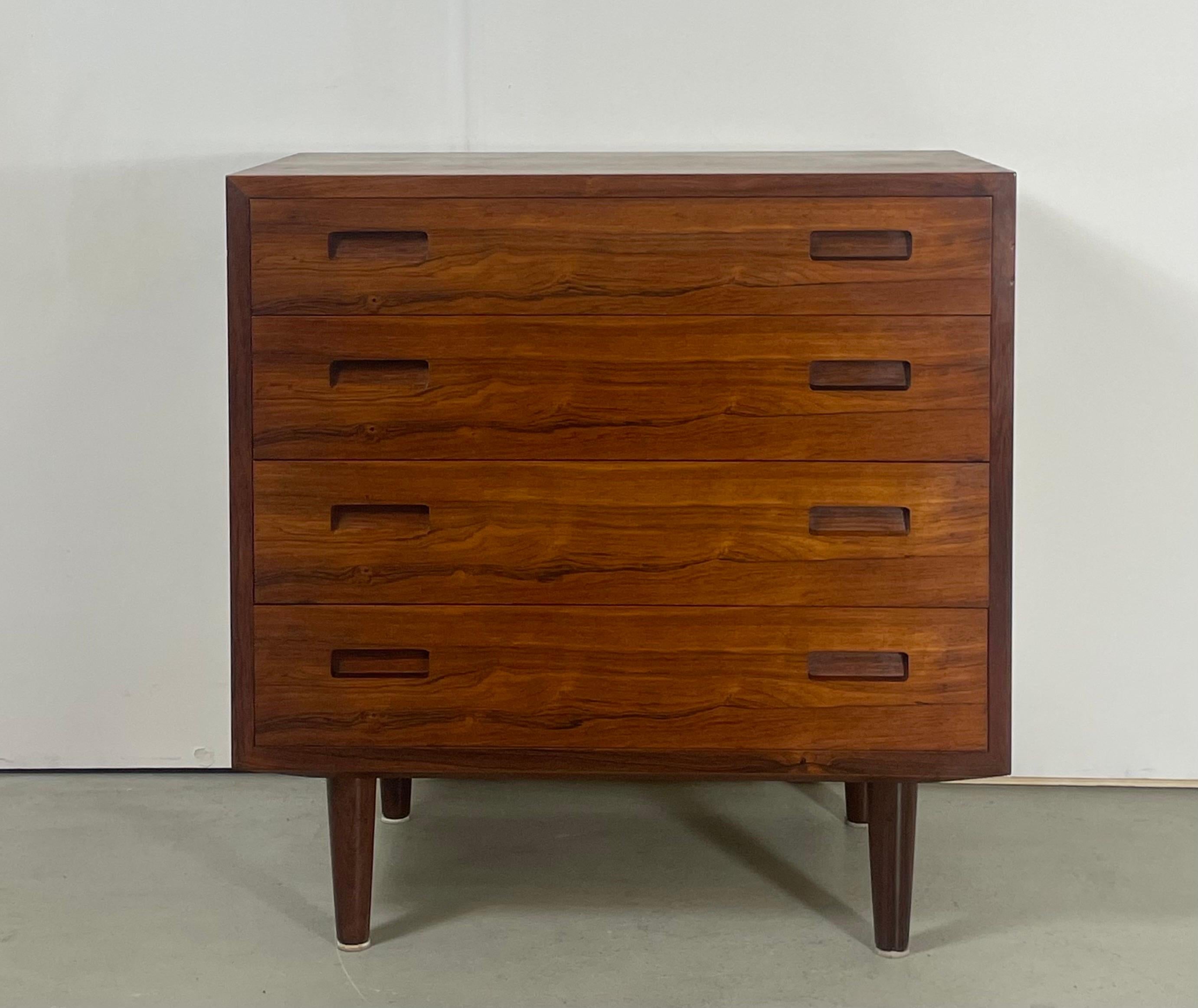 Danish Chest of Drawers in Palisander by Carlo Jensen for Hundevad 1950s For Sale 2