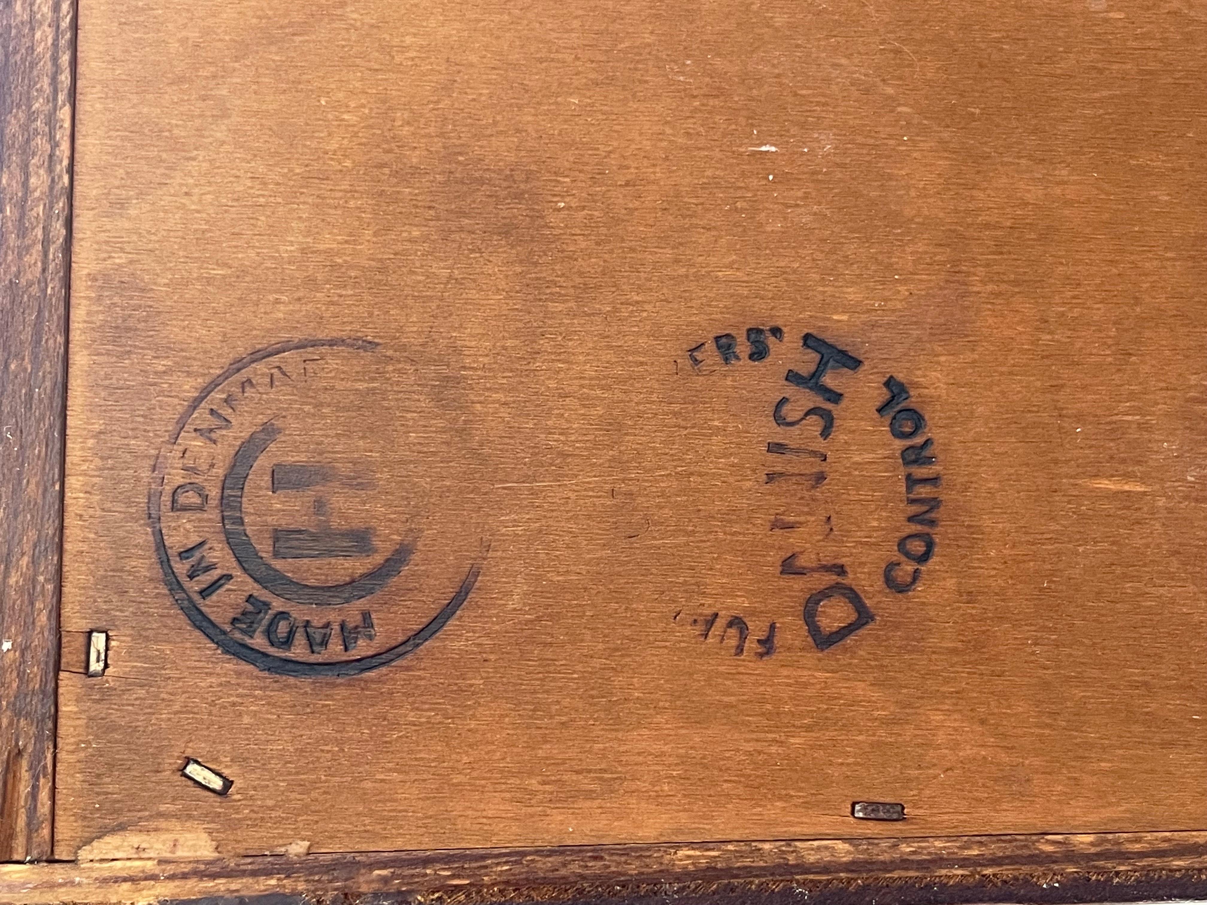 Danish Chest of Drawers in Palisander by Carlo Jensen for Hundevad 1950s For Sale 3