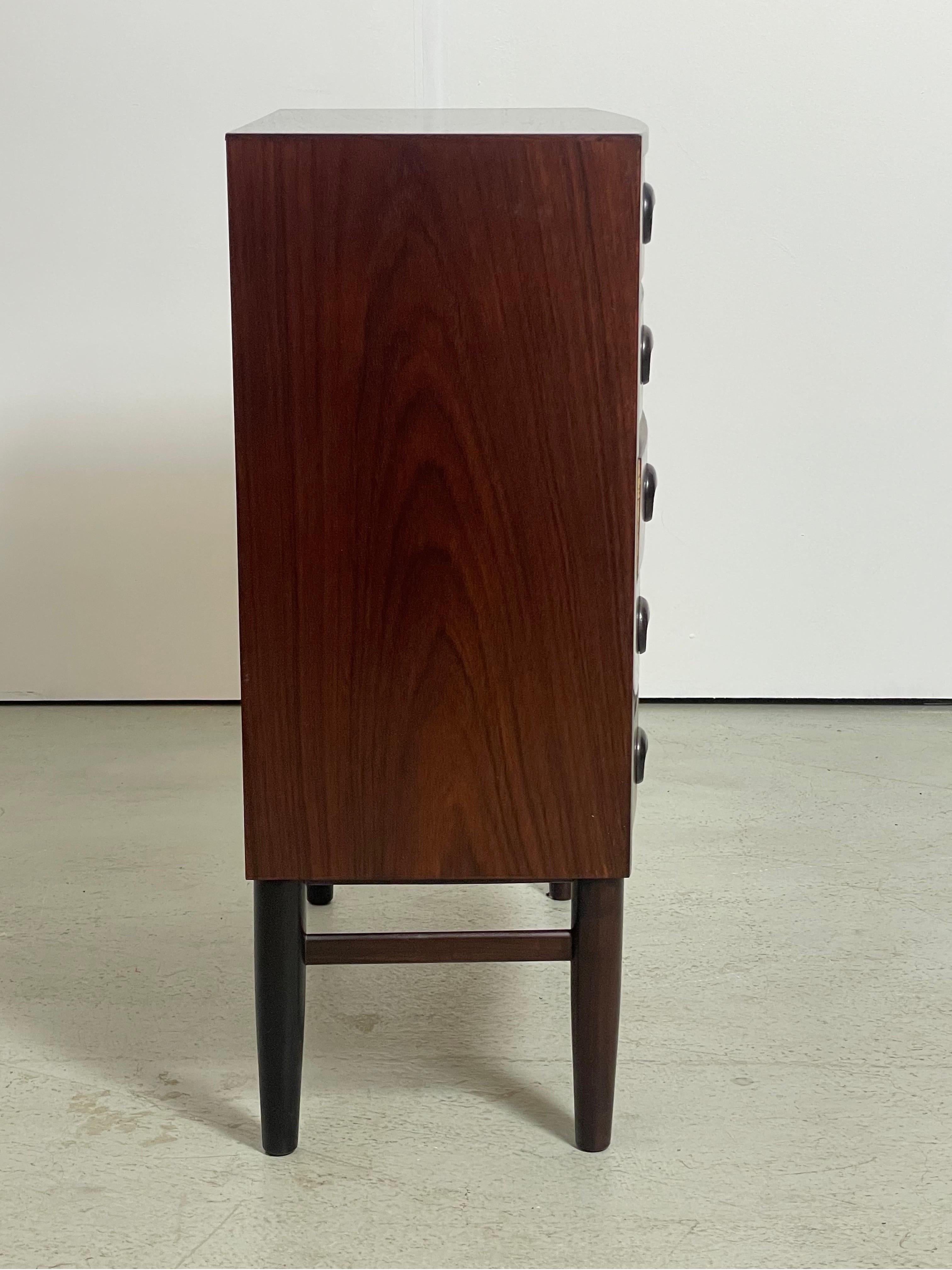 20th Century Danish Chest of Drawers in Palisander by Kai Kristiansen 1960s For Sale