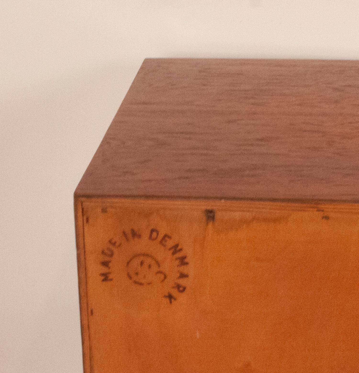 Danish Chest of Drawers Teak Wood by Carlo Jensen for Hundevad, 1950s For Sale 3
