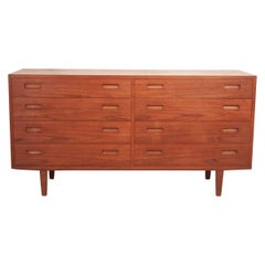 Danish Chest of Drawers Teak Wood by Carlo Jensen for Hundevad, 1950s