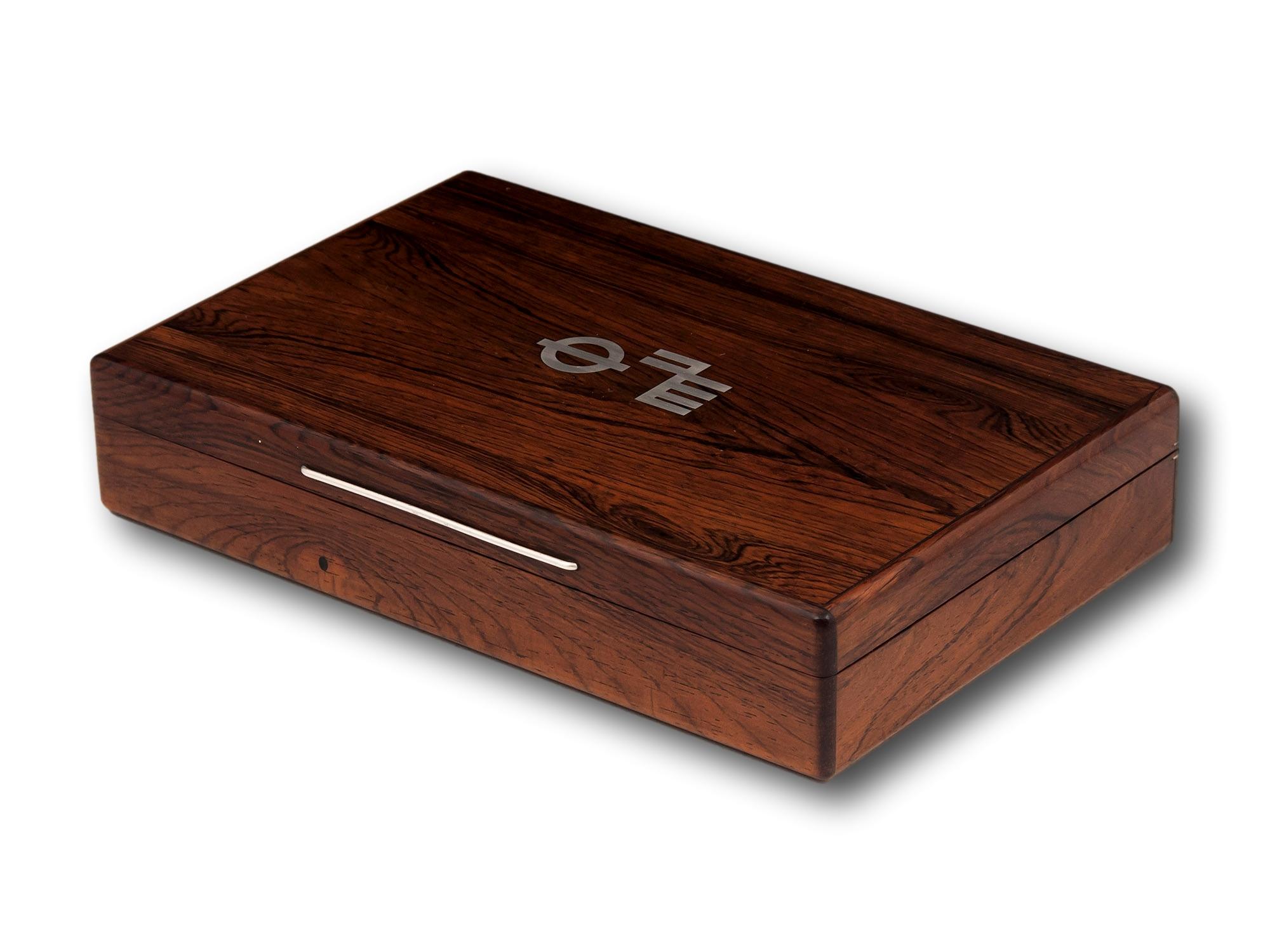 Inlay Danish Cigar Box by Andersen & Sohoel For Sale