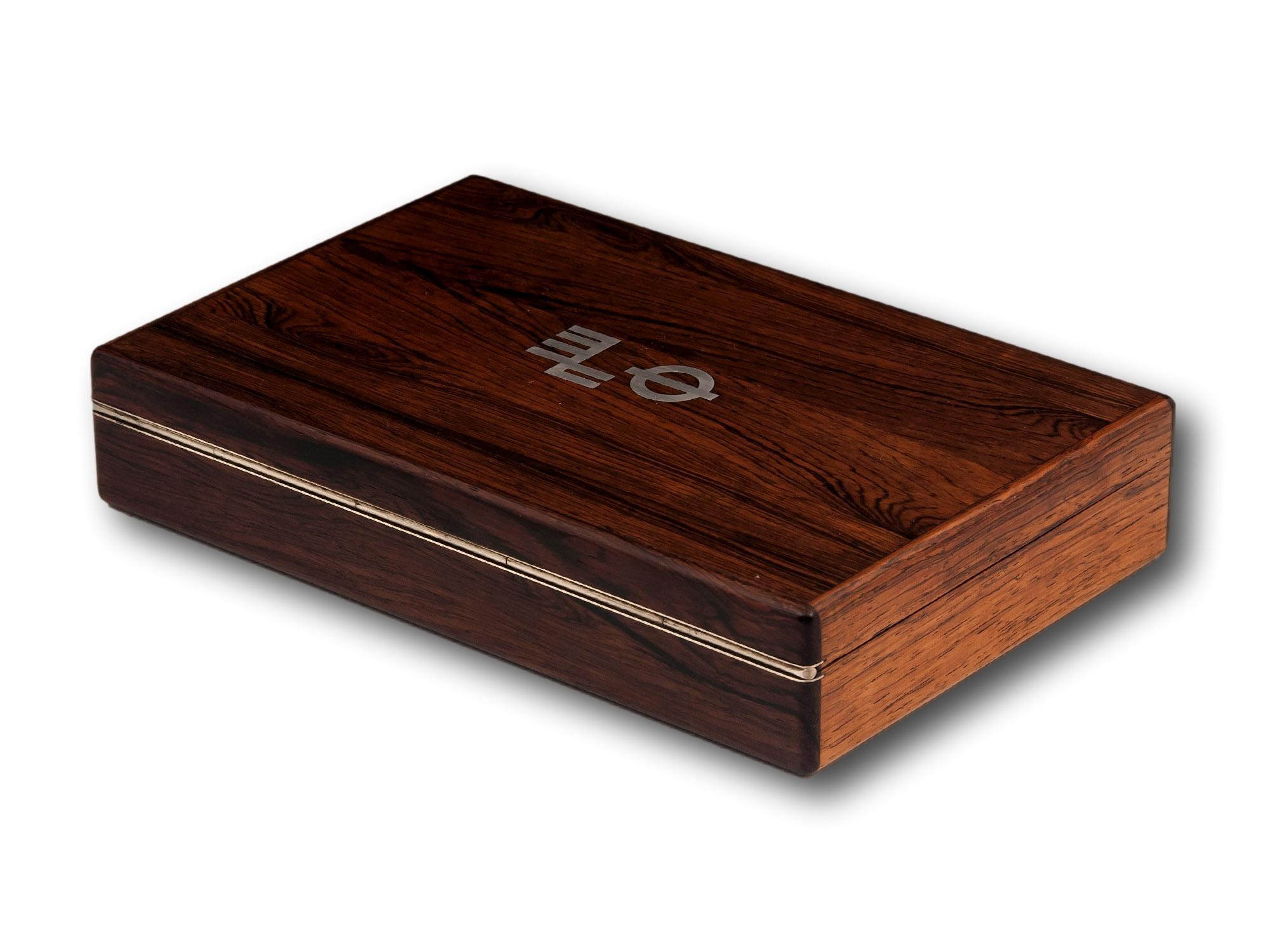 Inlay Danish Cigar Box by Andersen & Sohoel For Sale
