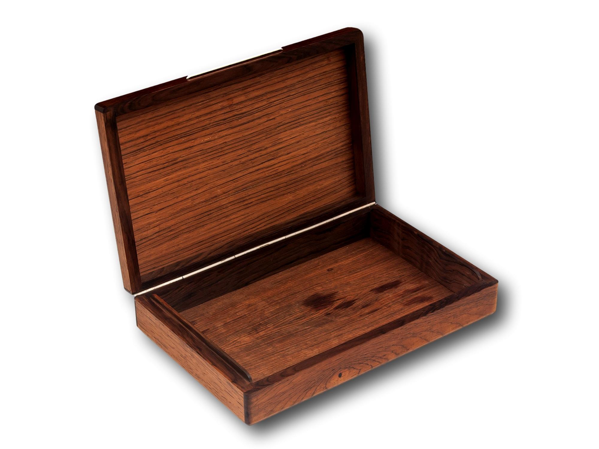 Wood Danish Cigar Box by Andersen & Sohoel For Sale