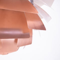 Danish Classic Vintage PH Artichoke Ceiling Lamp in Copper, 1980s