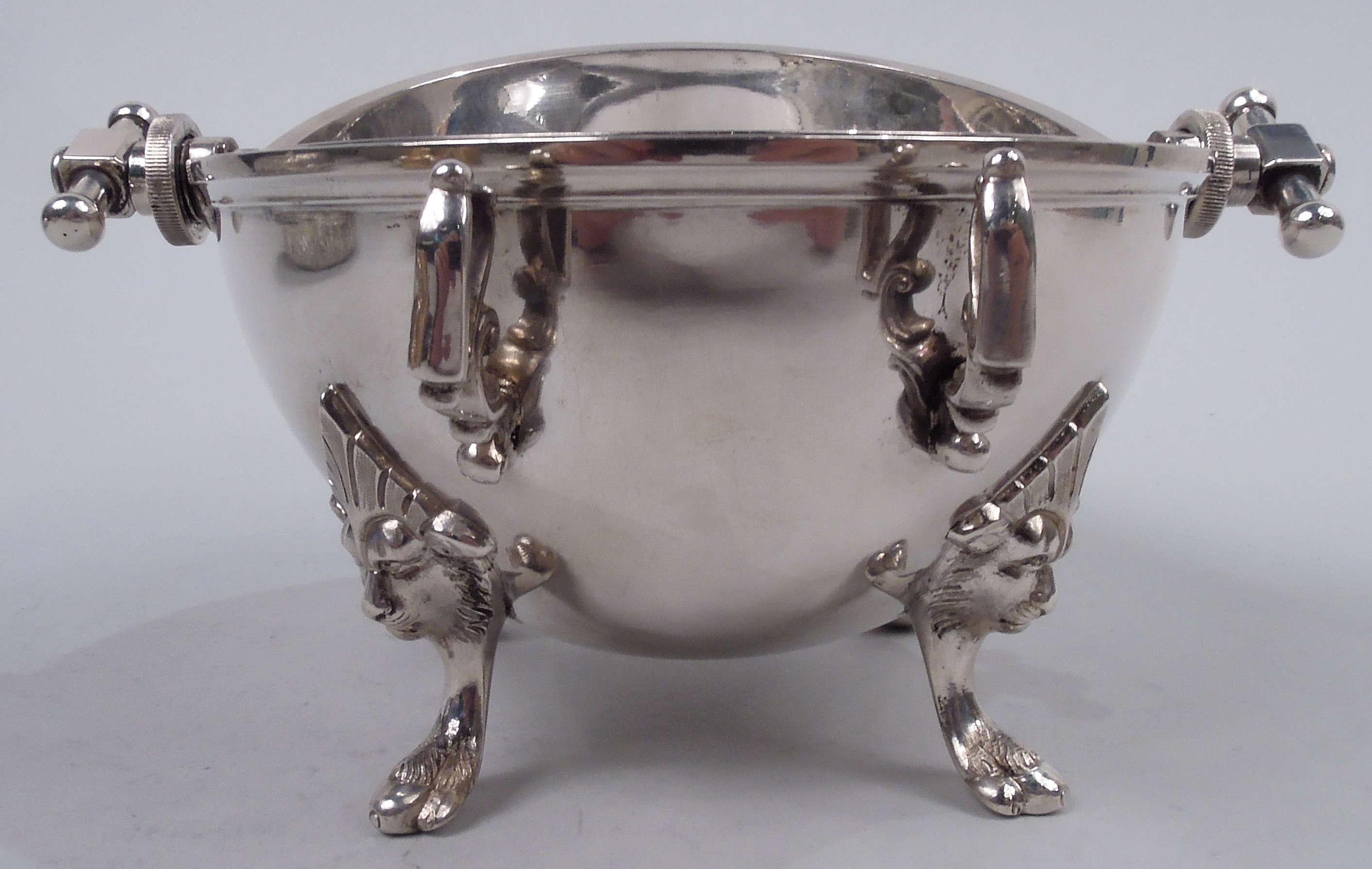 Danish Classical Silver Butter Dish by Vilhelm Christensen, 1890 For Sale 1