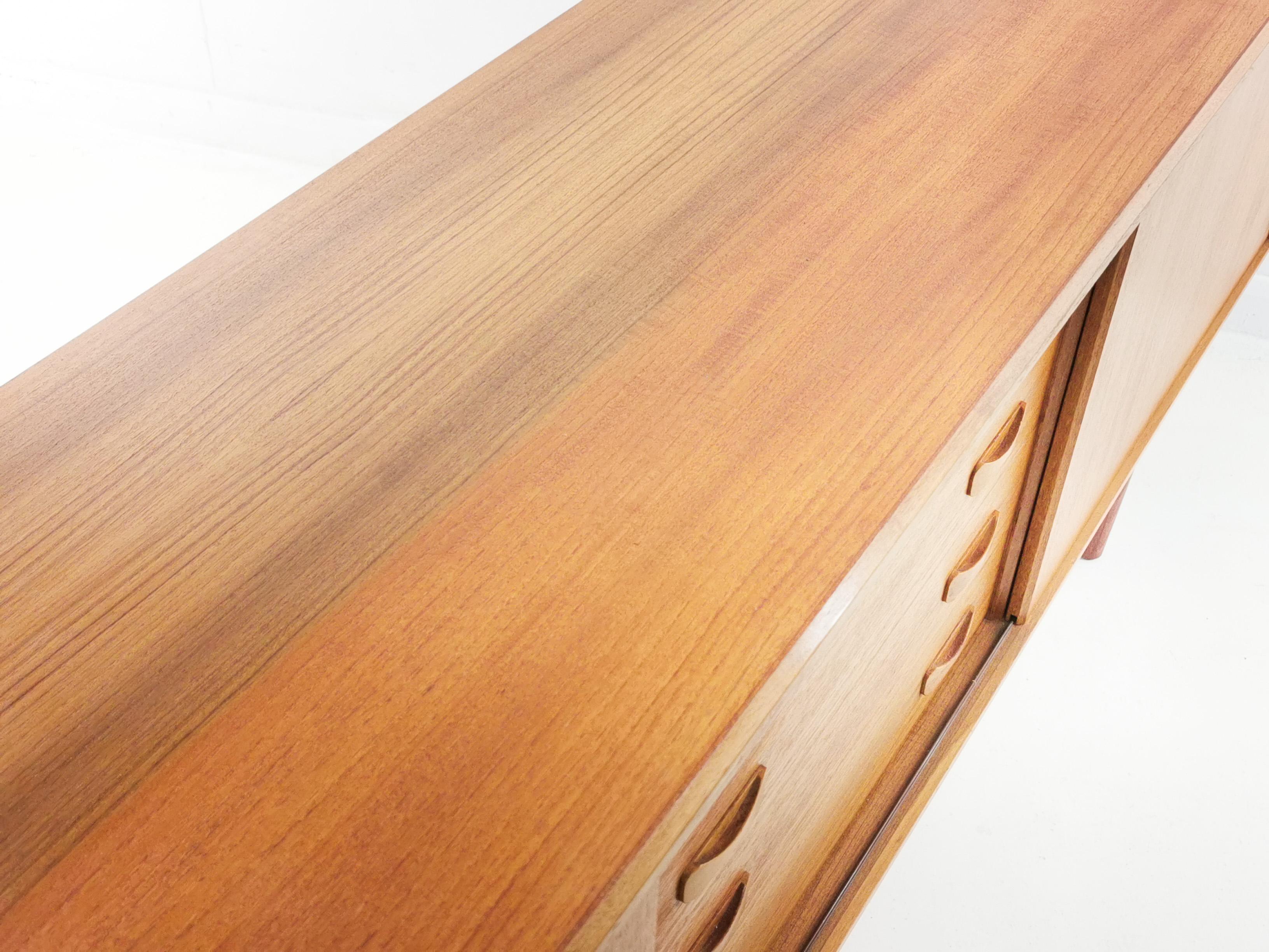 Mid-Century Modern Danish Clausen & Son Midcentury Teak Sideboard, 1960s For Sale