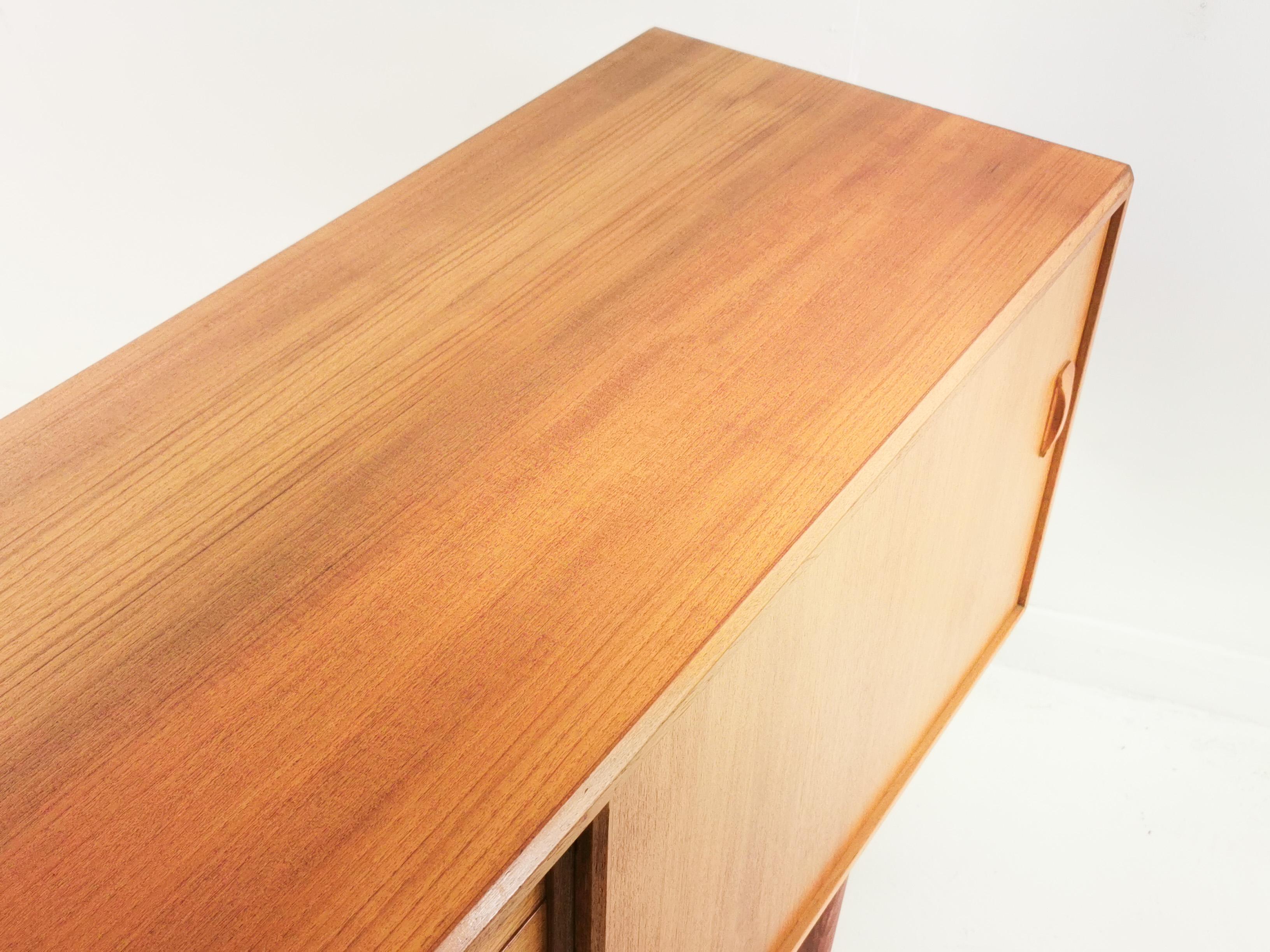 Scandinavian Danish Clausen & Son Midcentury Teak Sideboard, 1960s For Sale