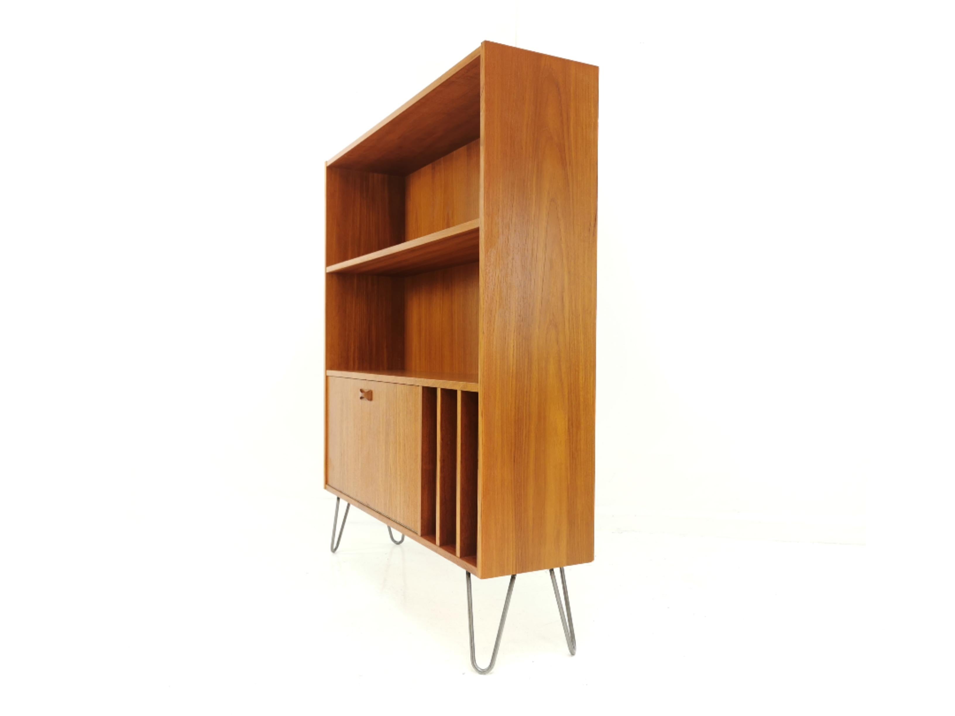 Late 20th Century Danish Clausen & Son Teak Bookcase Cabinet 1960s-1970s Midcentury