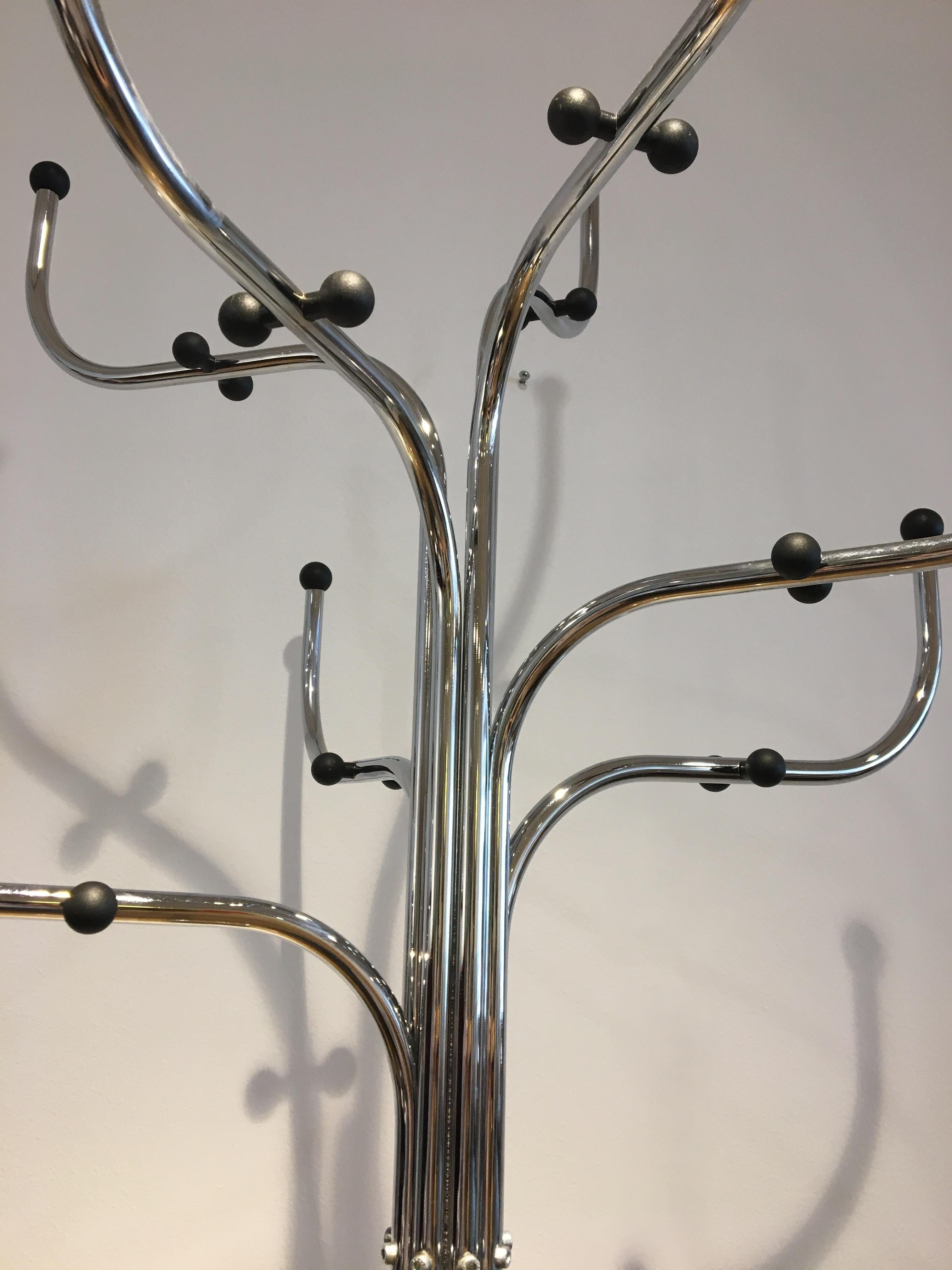 Danish 'Coat Tree' in Chromed Steel Designed by Sidse Werner In Good Condition In Odense, Denmark