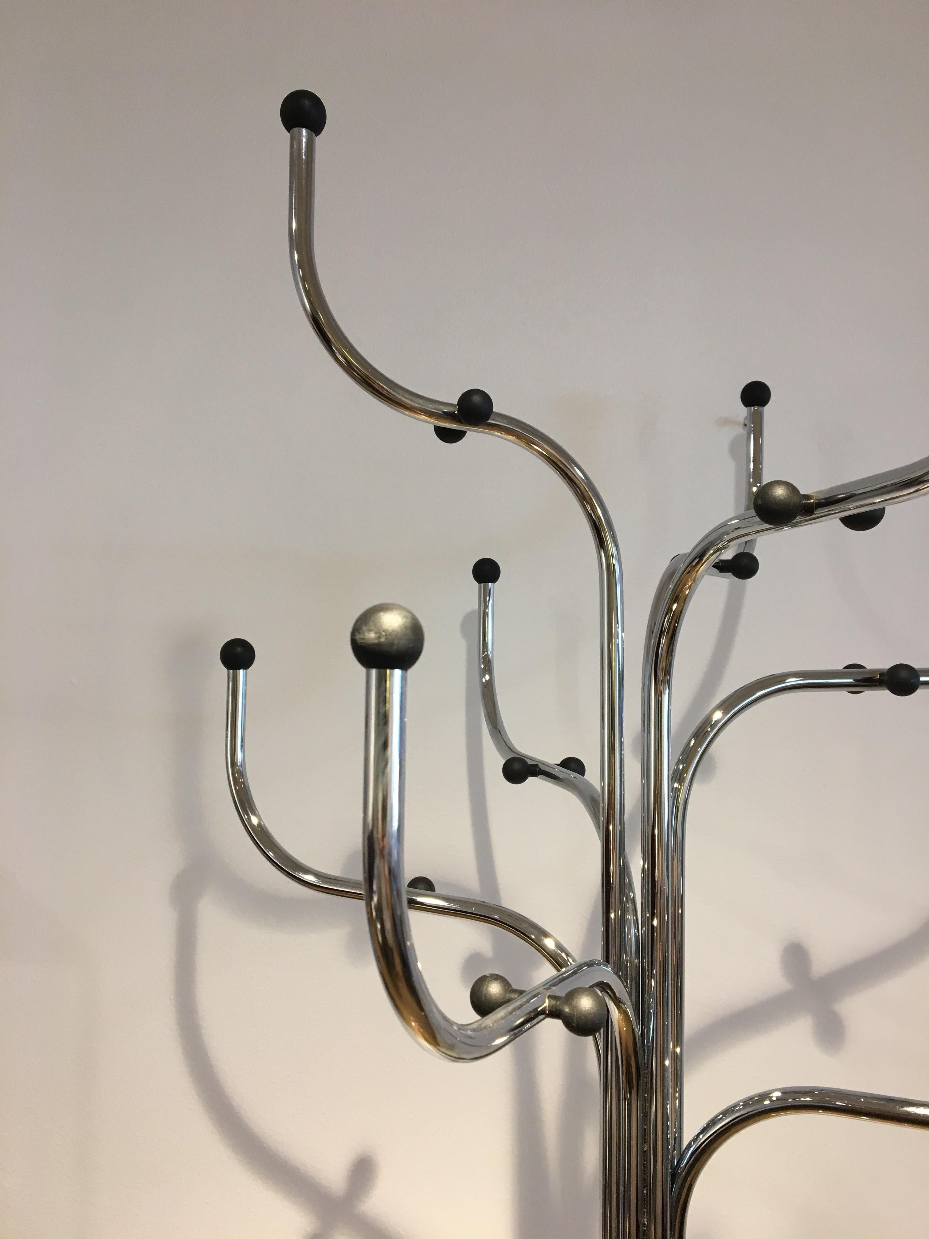 Danish 'Coat Tree' in Chromed Steel Designed by Sidse Werner 2