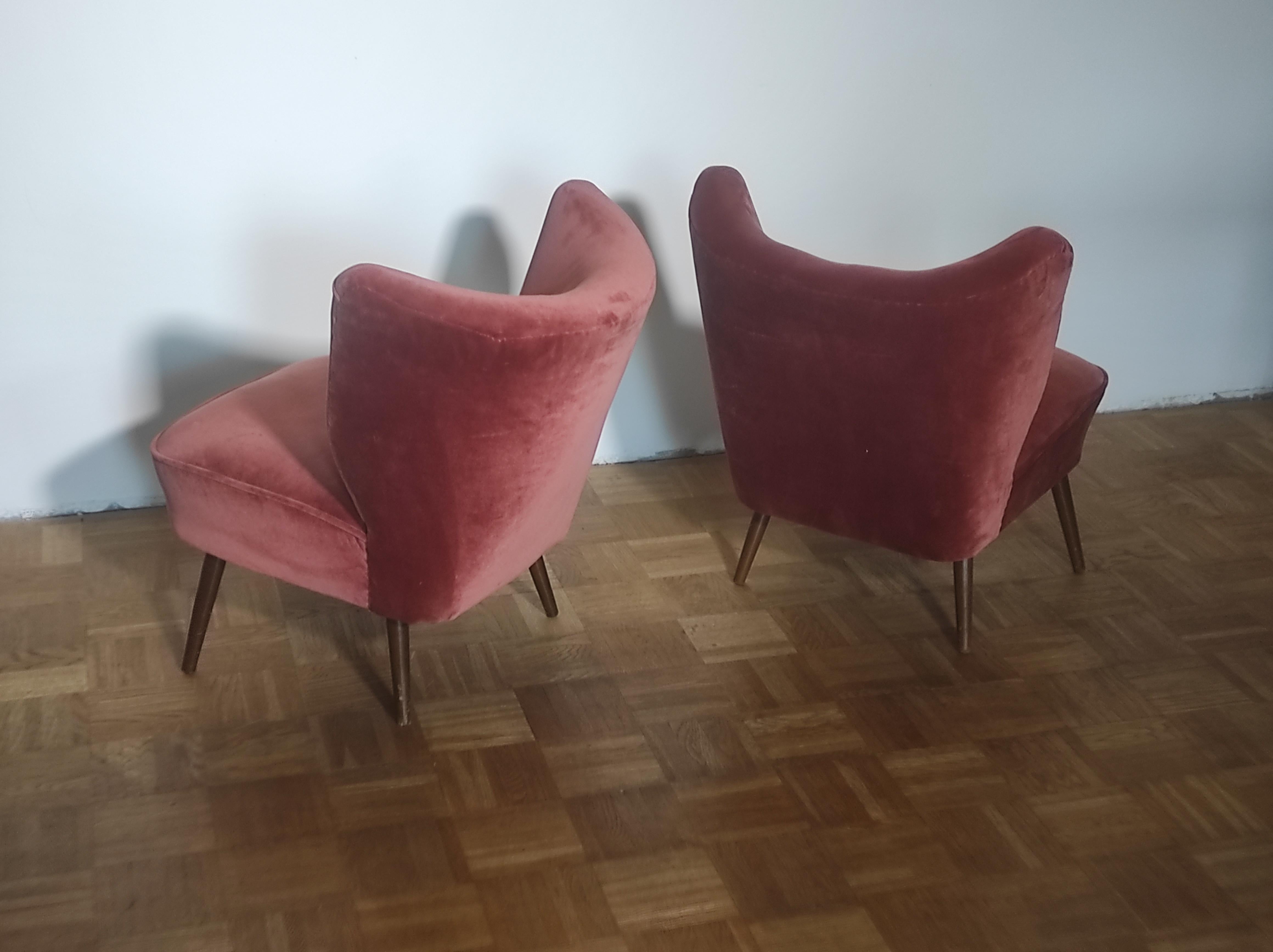  Danish Cocktail Chair 1960s For Sale 2