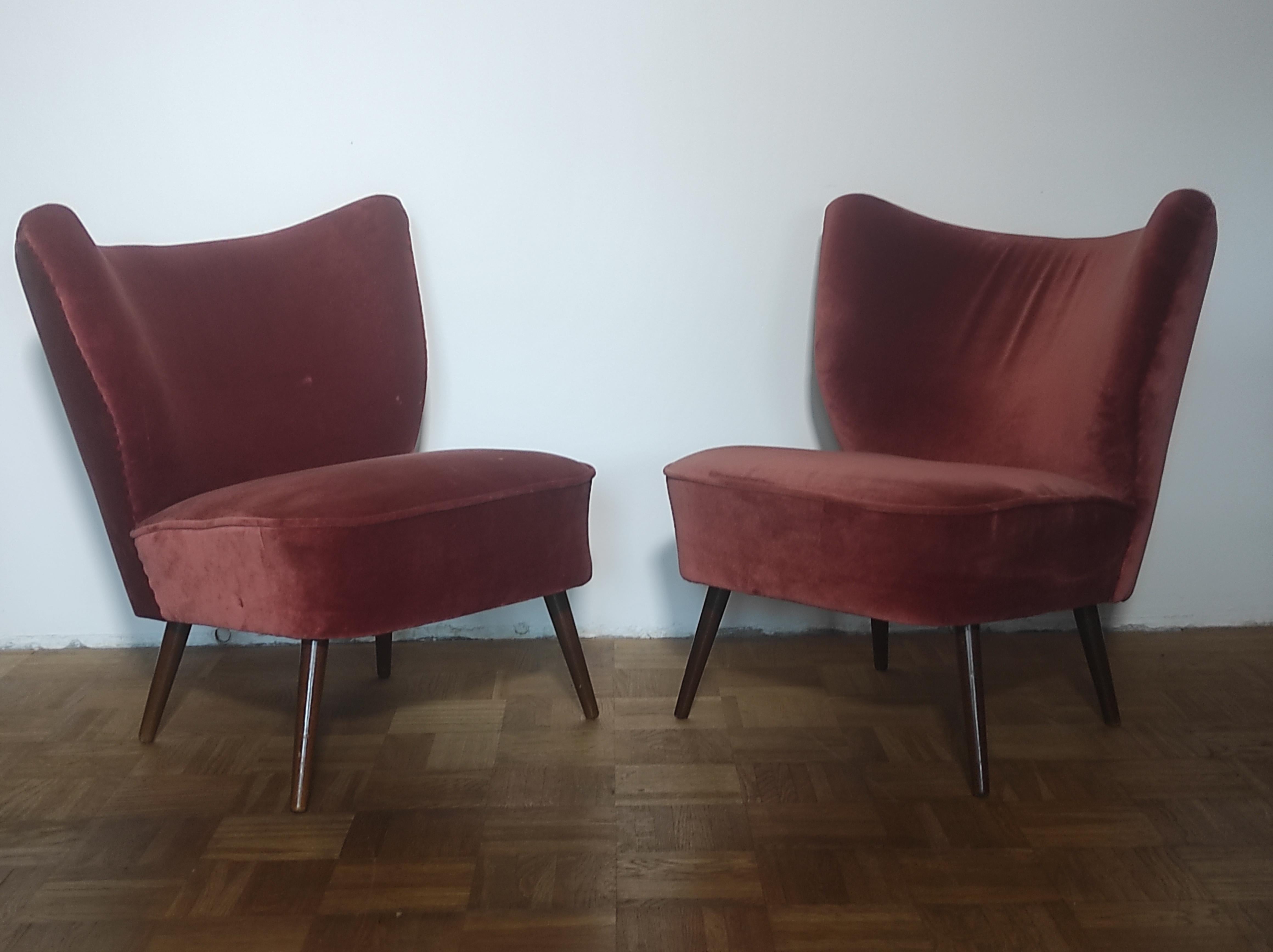  Danish Cocktail Chair 1960s For Sale 3