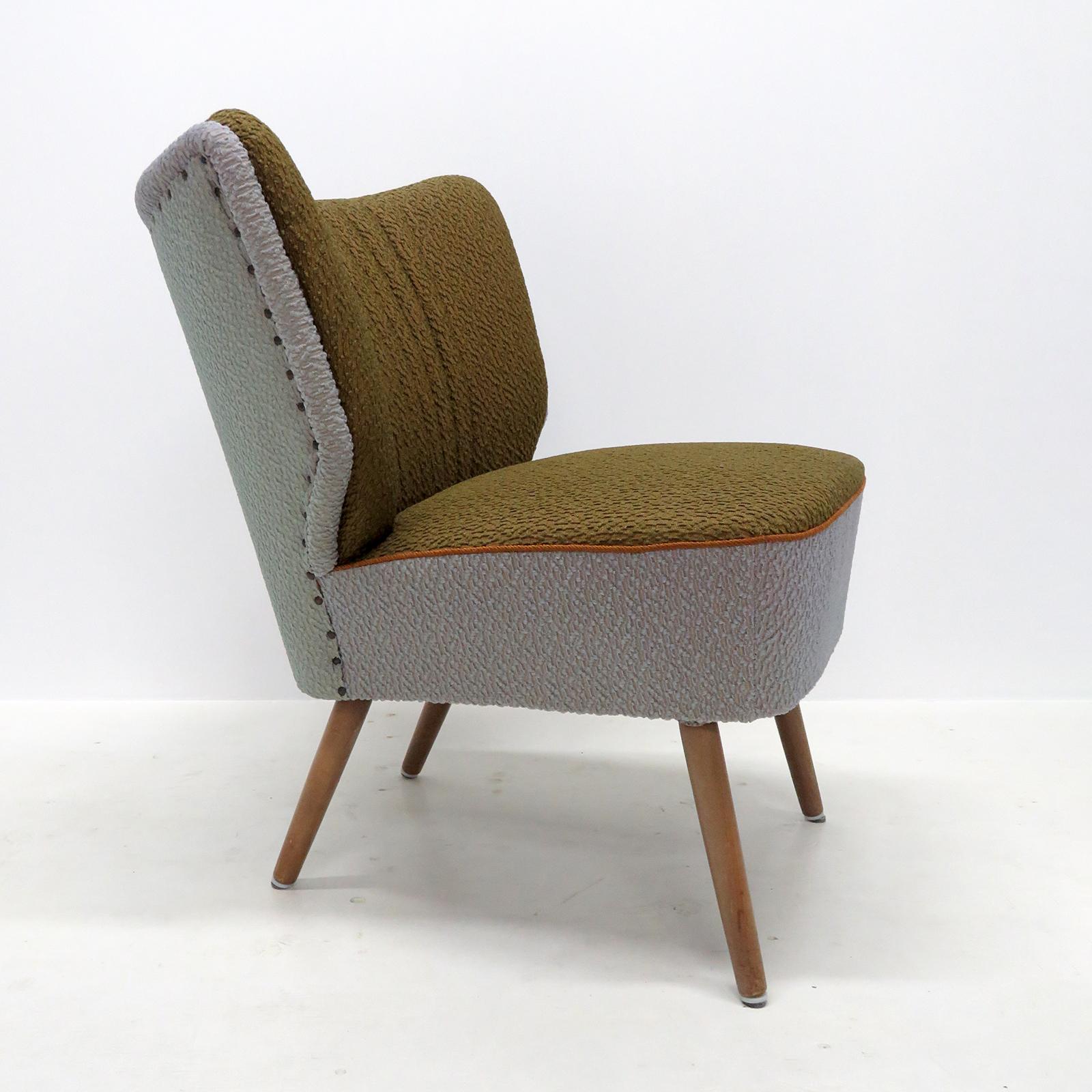 Scandinavian Modern Danish Cocktail Lounge Chair, 1950 For Sale