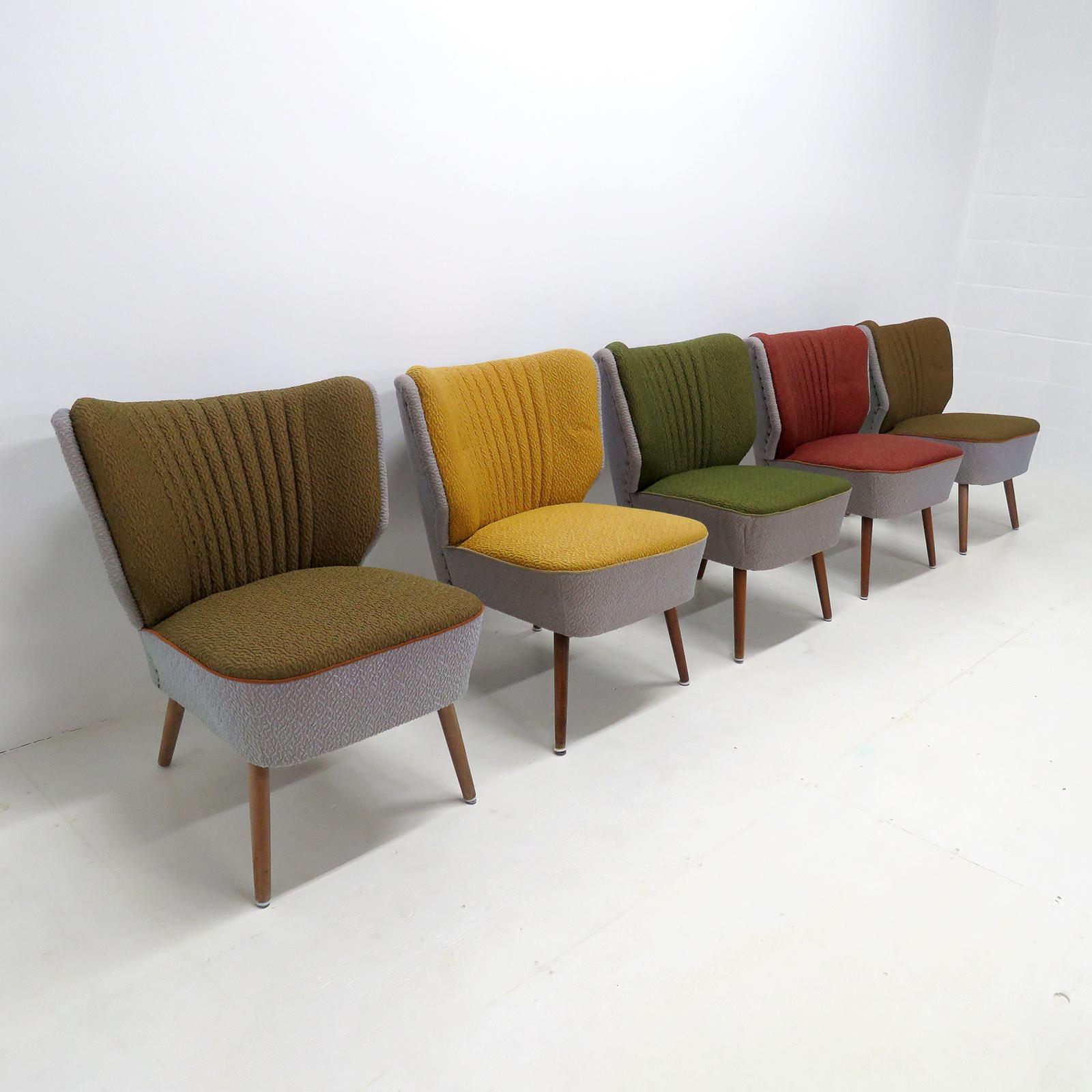 Danish Cocktail Lounge Chairs, 1950 4