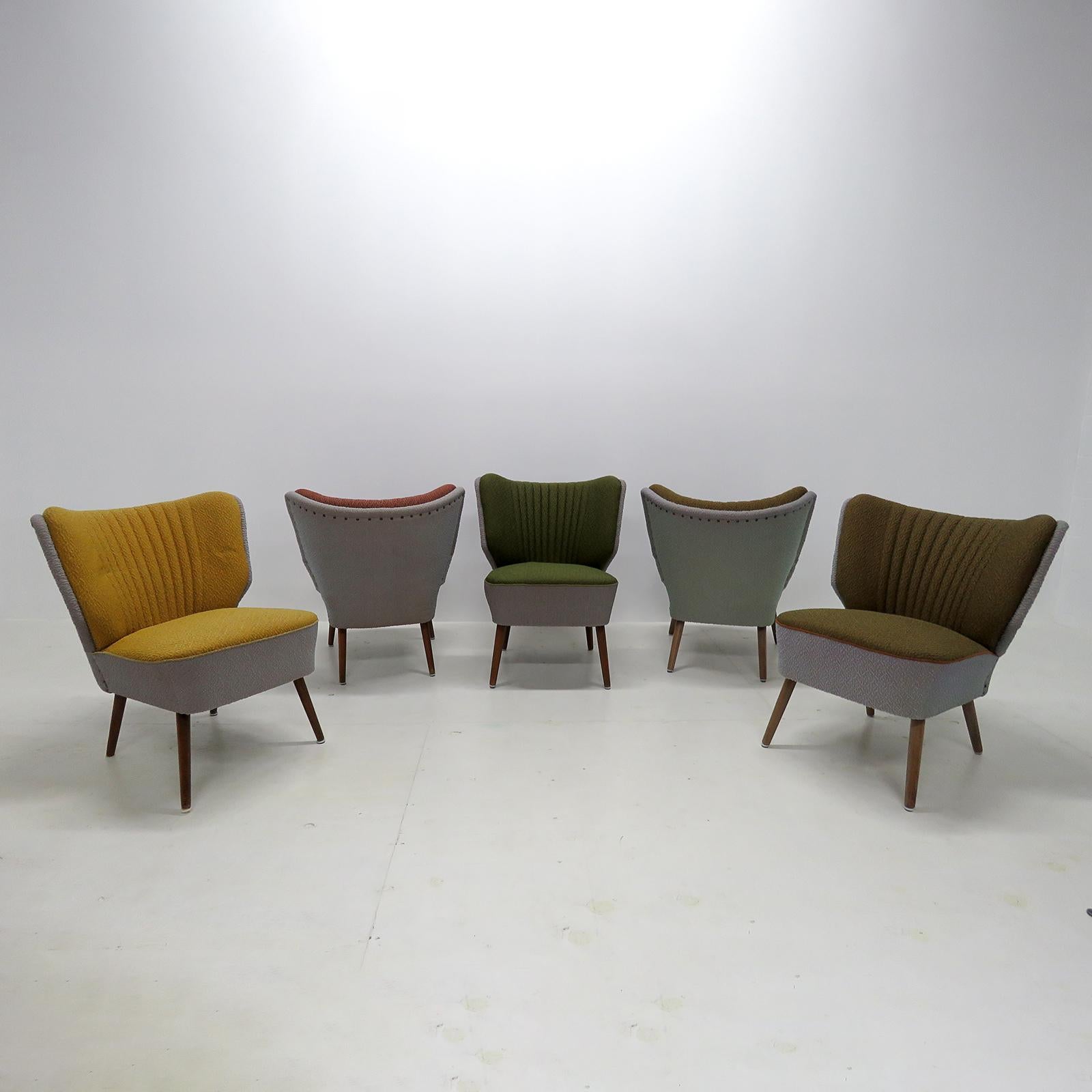Danish Cocktail Lounge Chairs, 1950 3