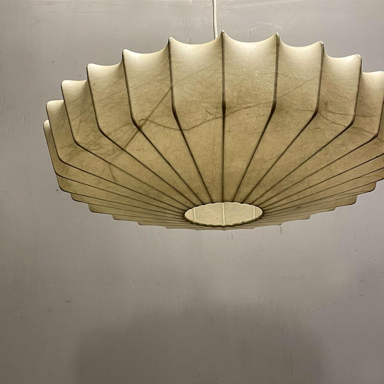 Danish Cocoon Pendant Lamp, 1950s 3