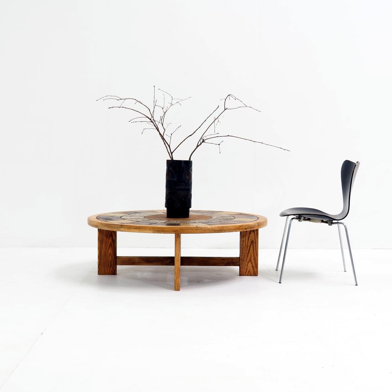 Scandinavian Modern Danish Coffee Table by Tue Poulsen for Haslev Mobelsnedkeri, 1960s For Sale