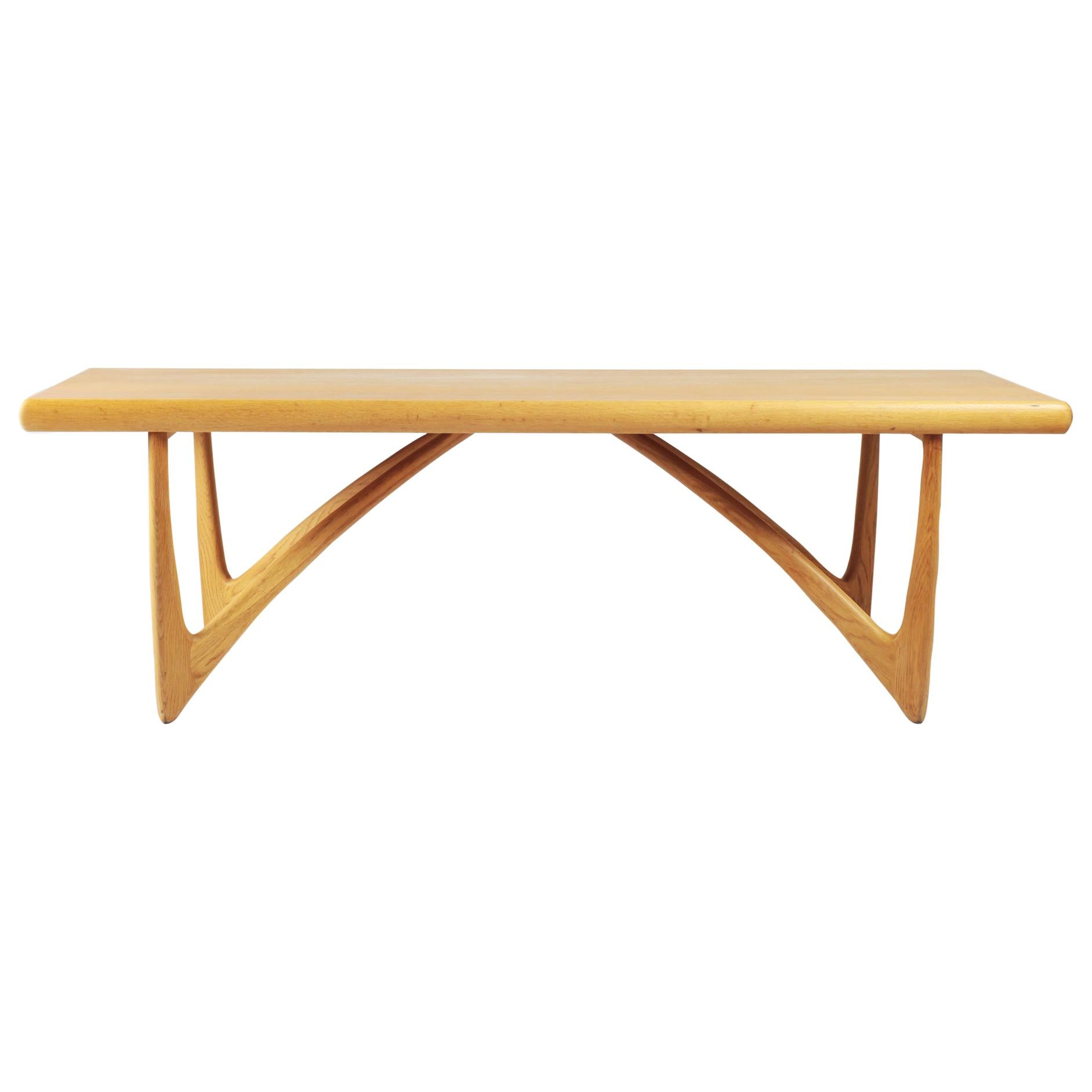 Danish Coffee Table in Oak, 1960s