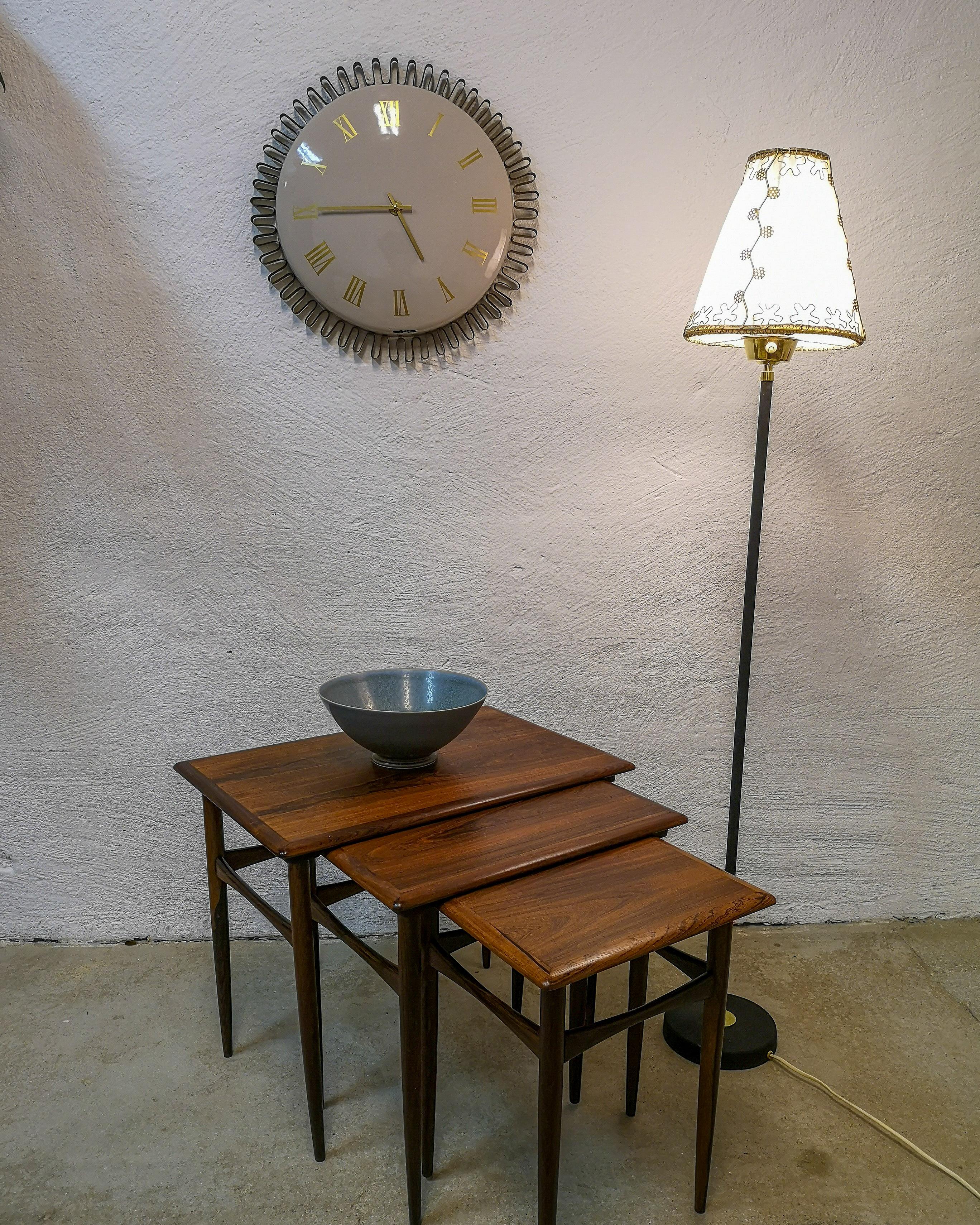 Danish Coffee Table Set, Kai Kristiansen Midcentury Rosewood 3