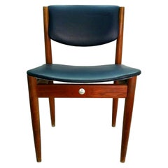 Sedia da collezione danese "197" Design Finn Juhl per France & Søn, anni '60