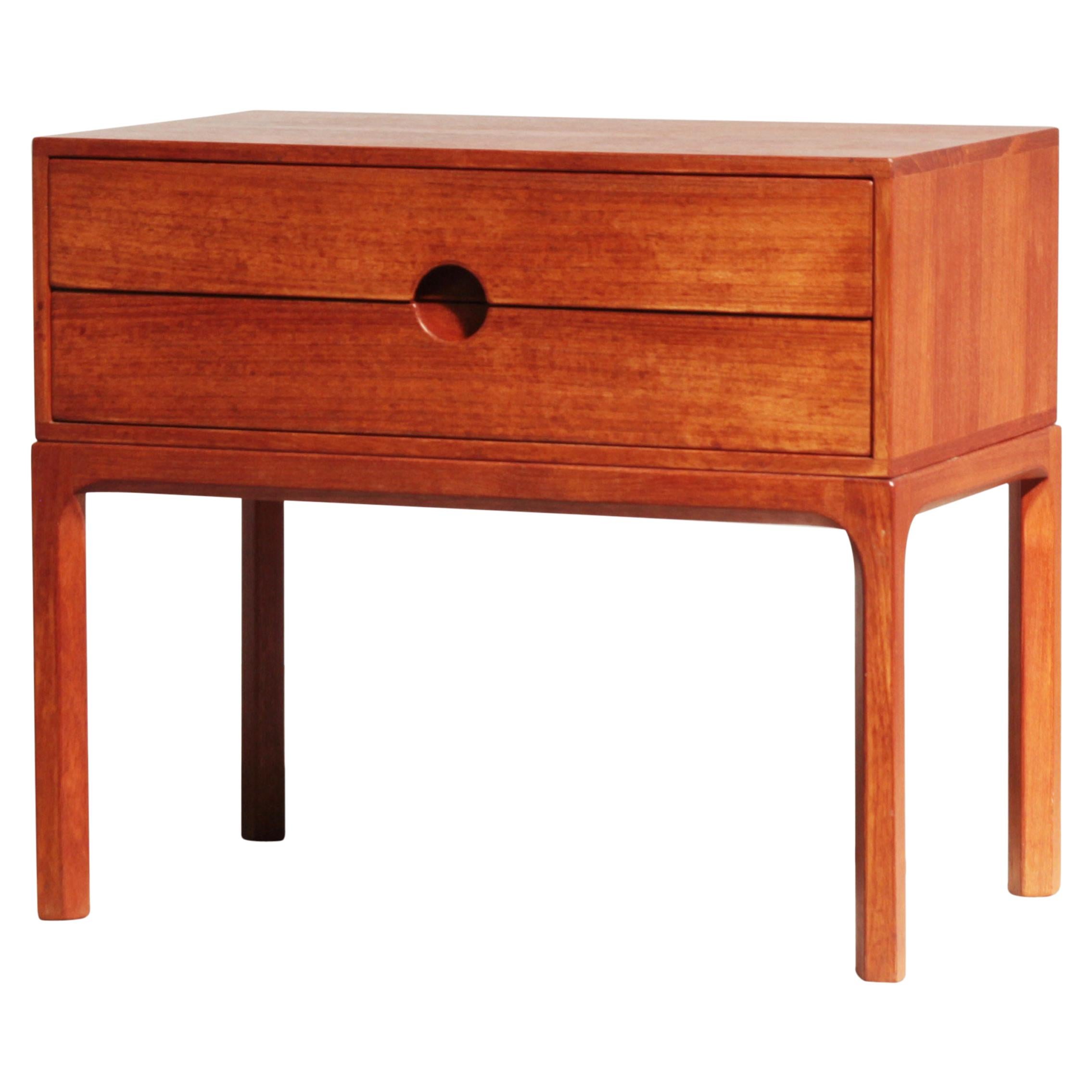 Danish Commode Nightstand by Aksel Kjersgaard in Teak, 1955, Denmark