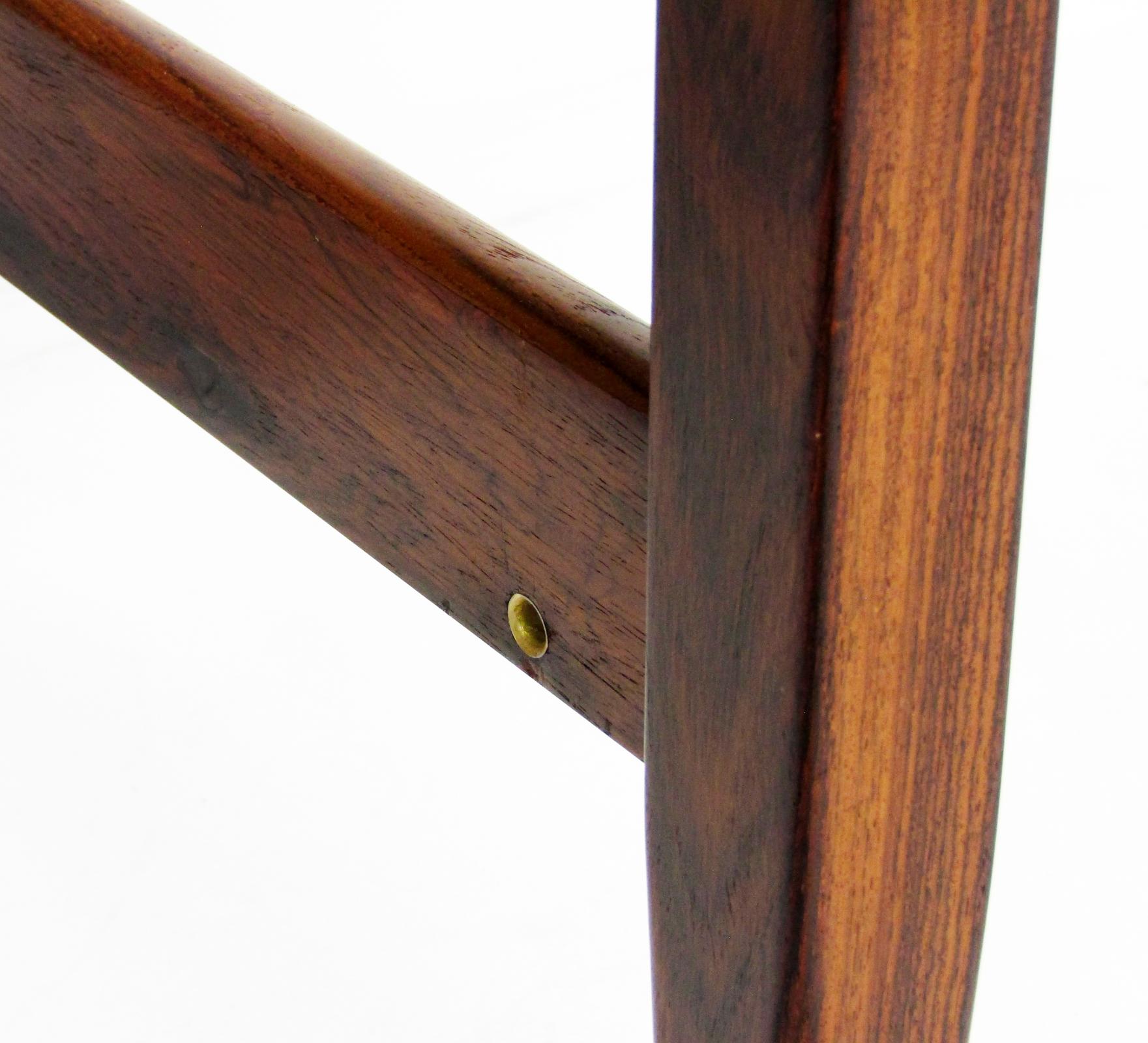 Danish Console Table / Desk in Rio Rosewood by Ib Kofod Larsen For Sale 1