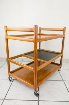 Danish Control Serving Cart by Johannes Andersen for CFC Silkeborg, Denmark