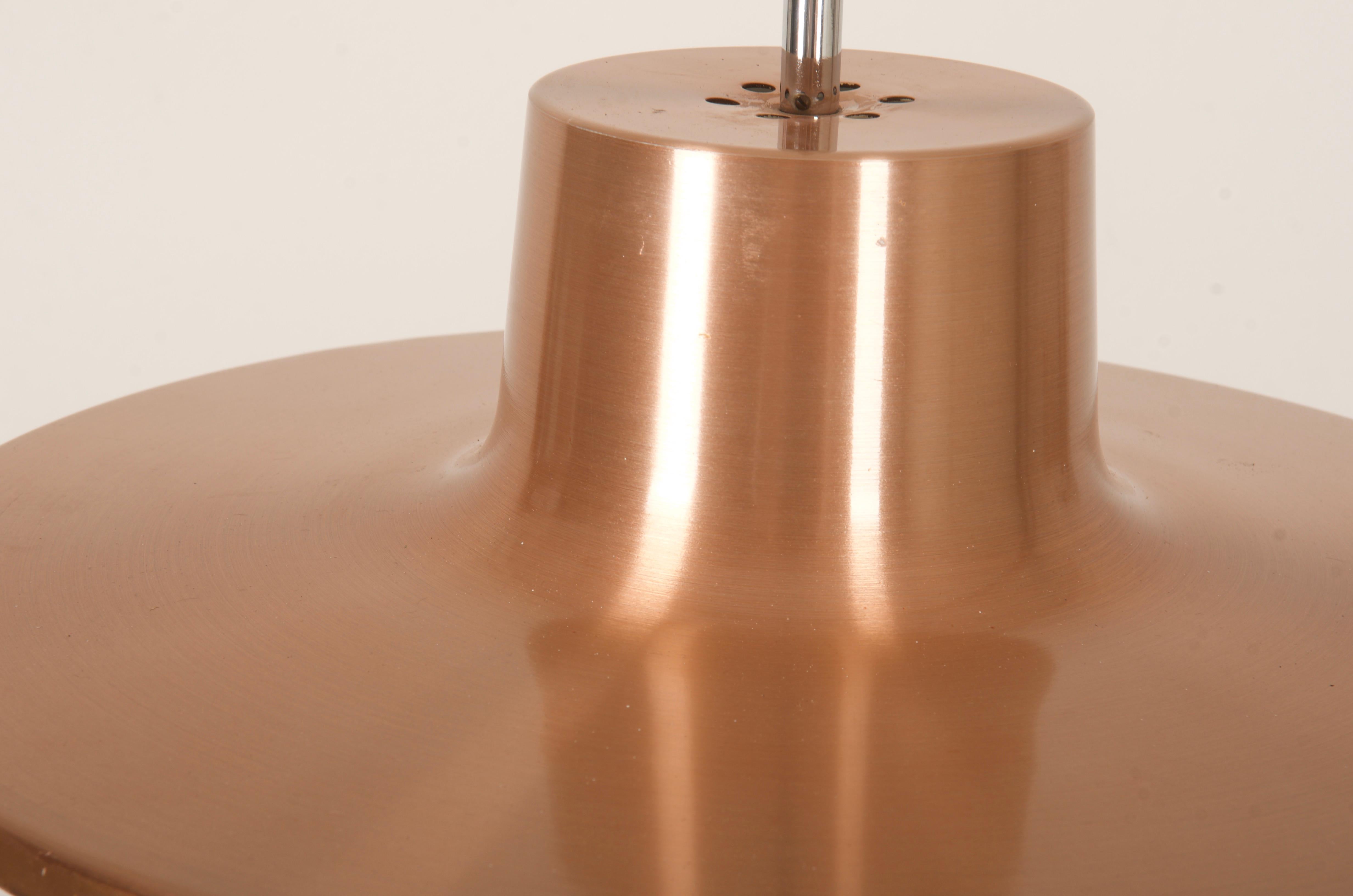 Danish Copper/Aluminum Pendand In Good Condition For Sale In Vienna, AT