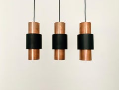 Danish Copper Cascading Lamp