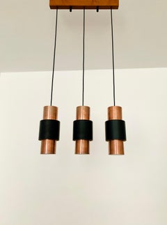Danish Copper Cascading Lamp