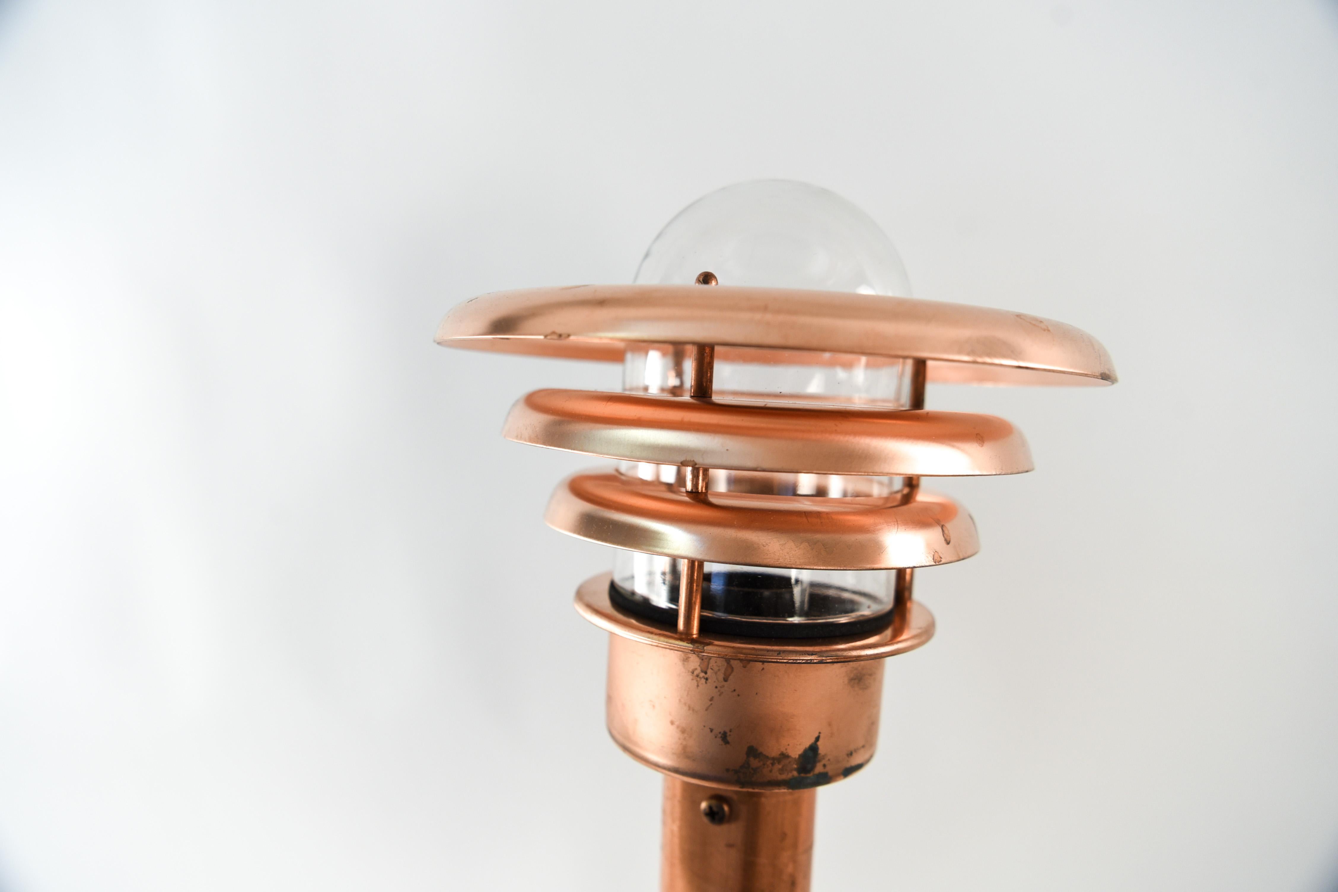 Danish Copper Outdoor Lamp 7
